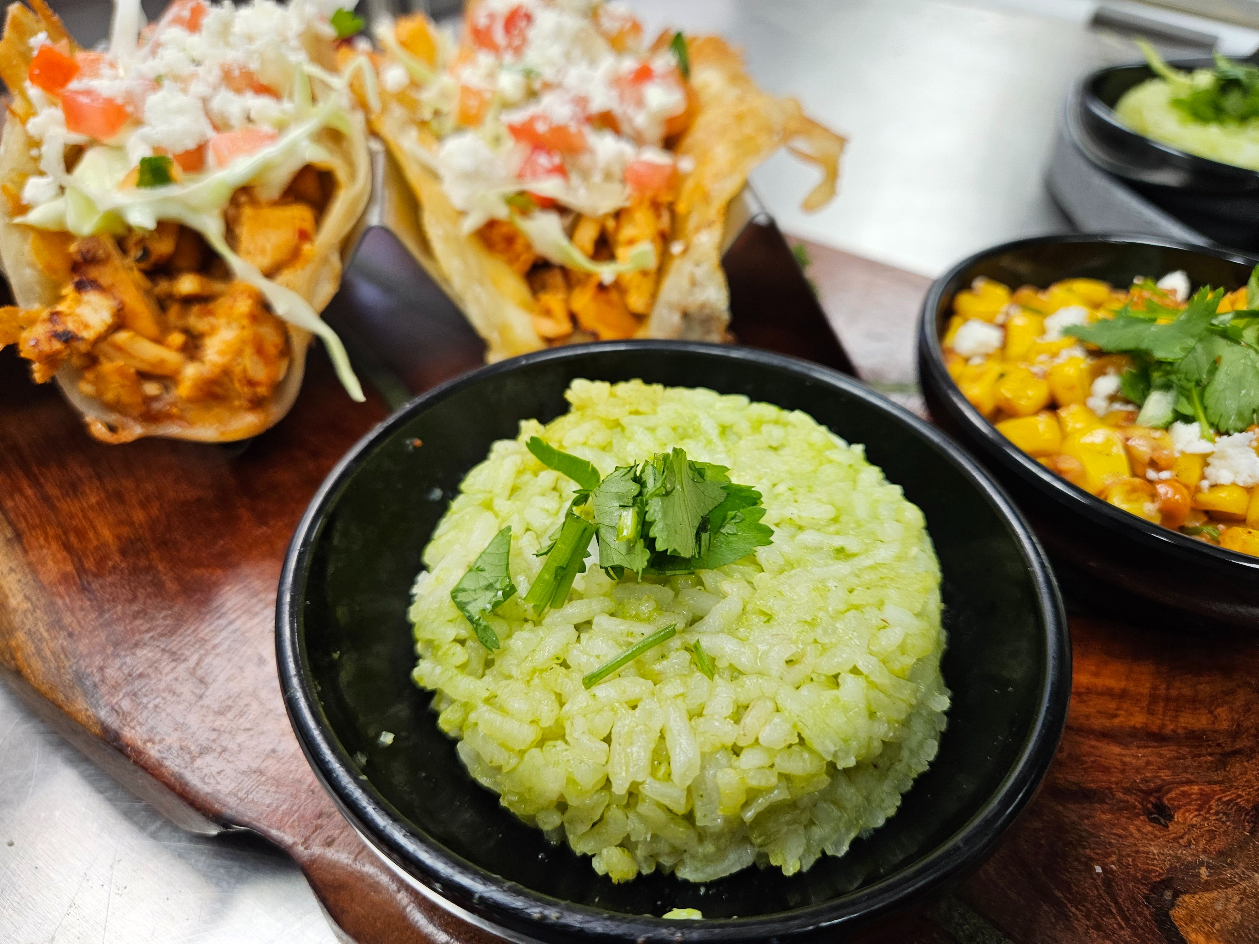 Cilantro Rice Tray.