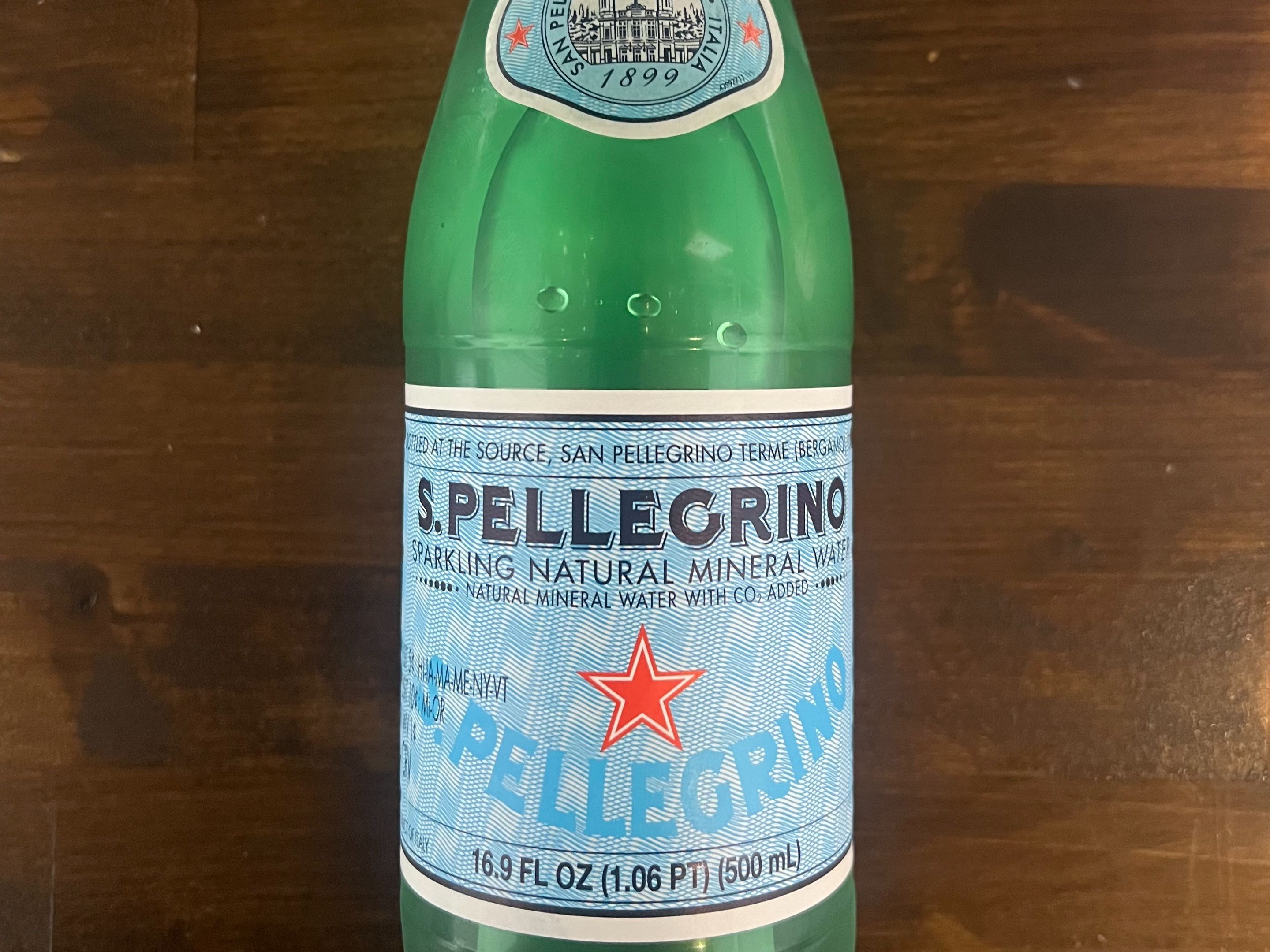 San Pellegrino Water.