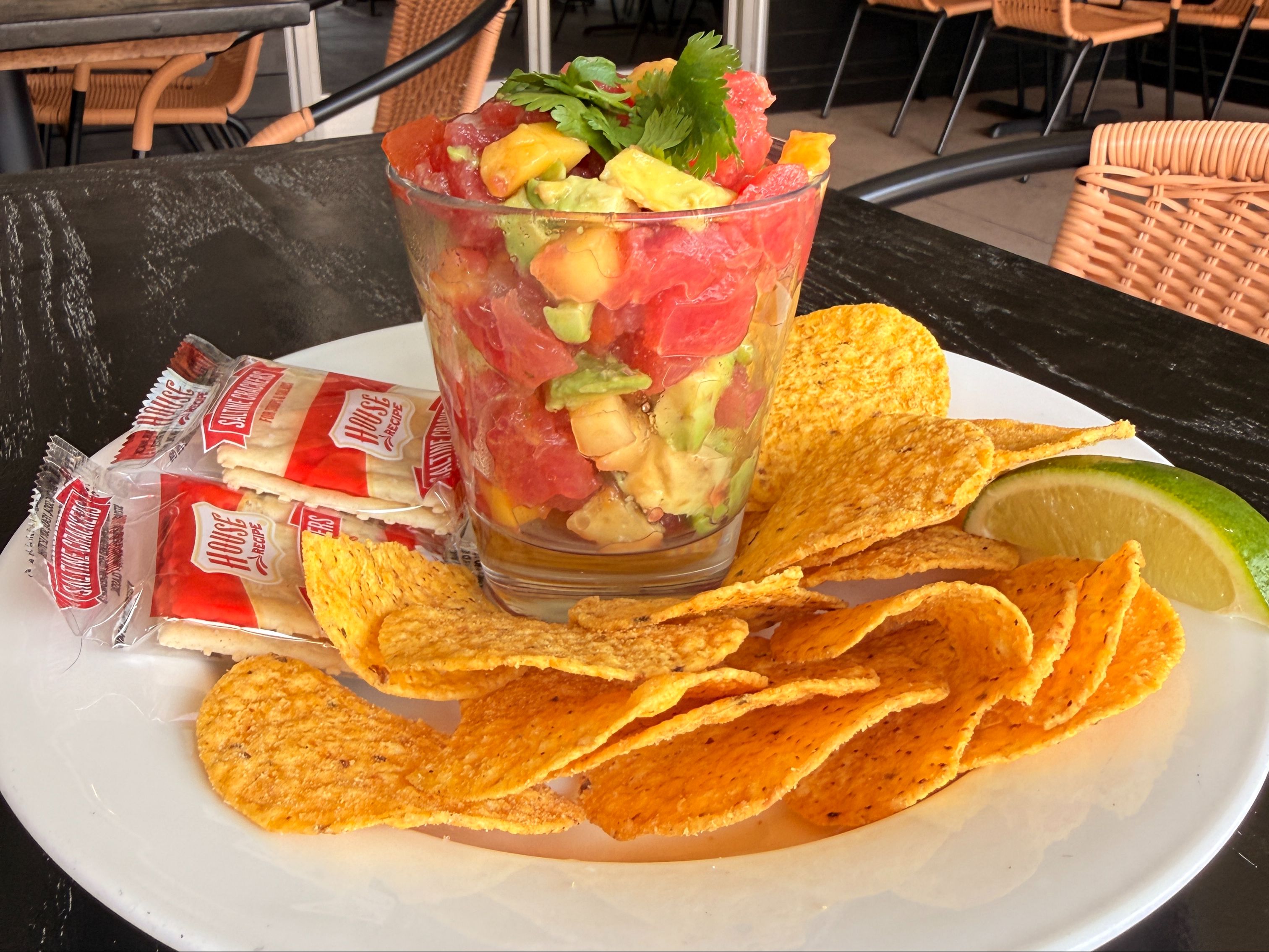 Ahi Mango Ceviche.