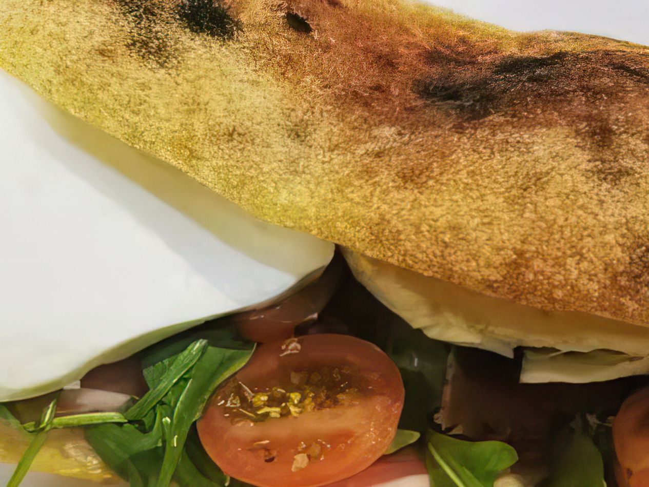 Panini w/ Pesto.