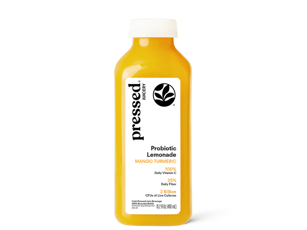 MANGO TURMERIC PROBIOTIC LEMONADE.