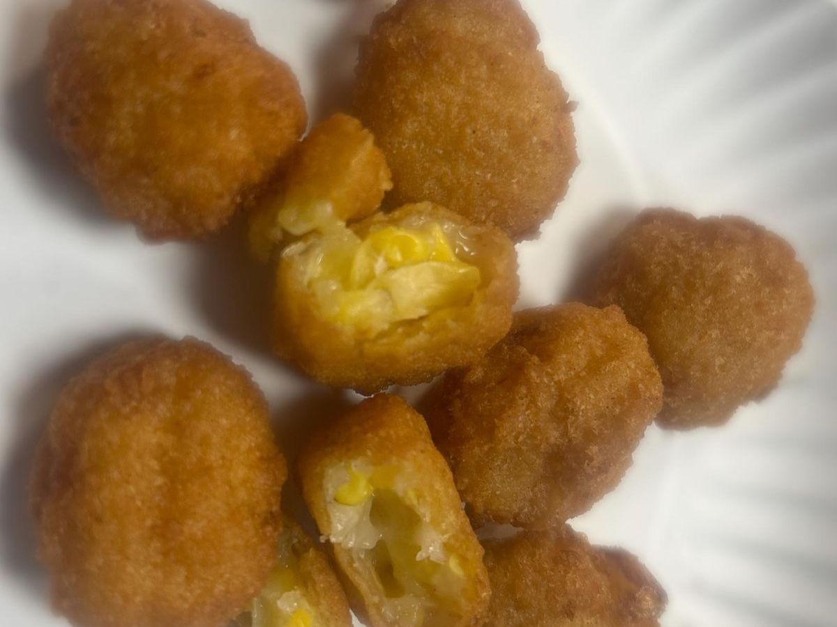 Sweet Corn Nuggets 10 piece.