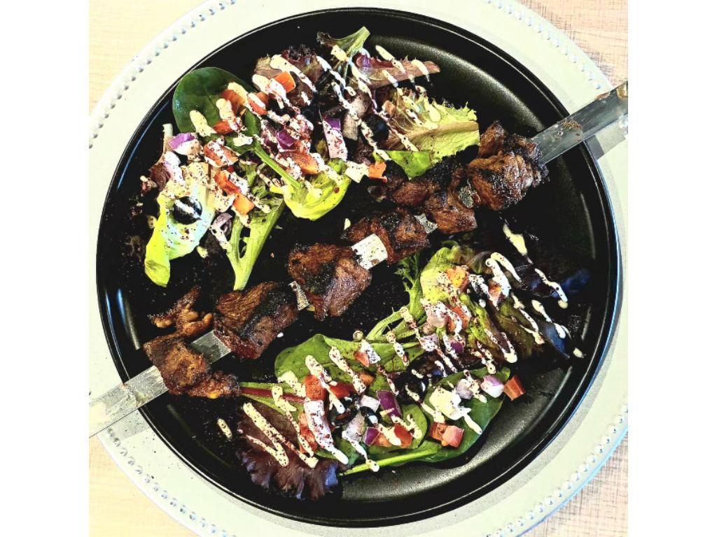 Lamb Kabab Skewer.