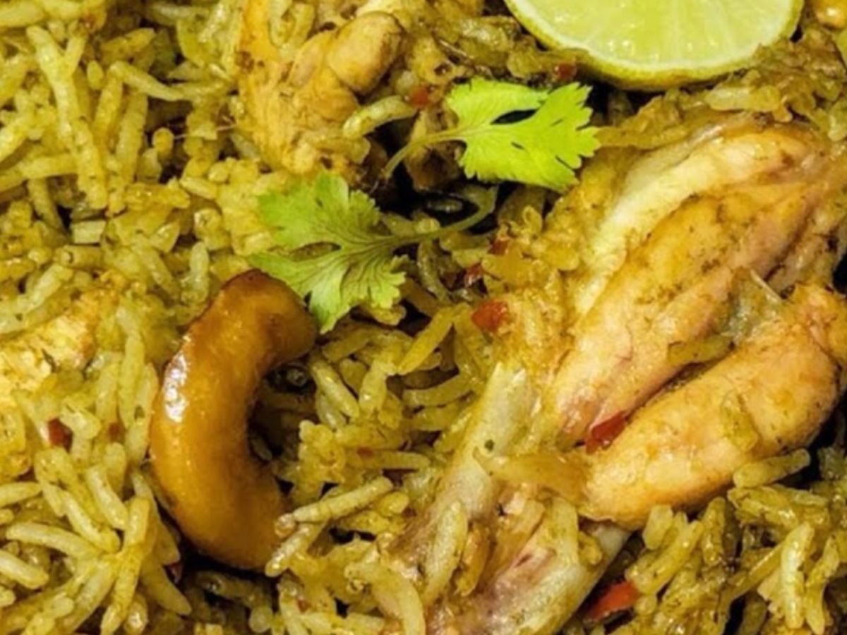 Gongura Chicken Biryani.