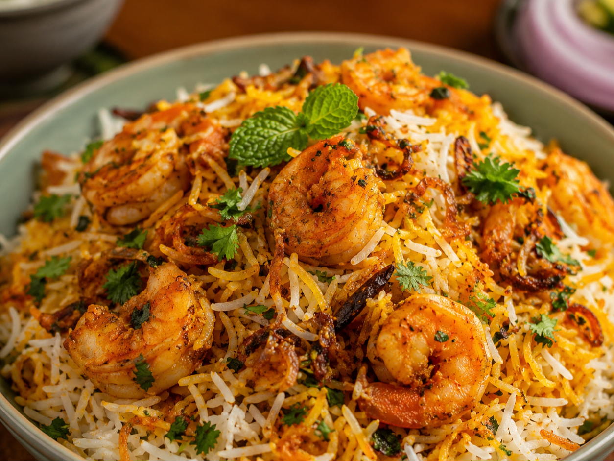 Shrimp Biryani