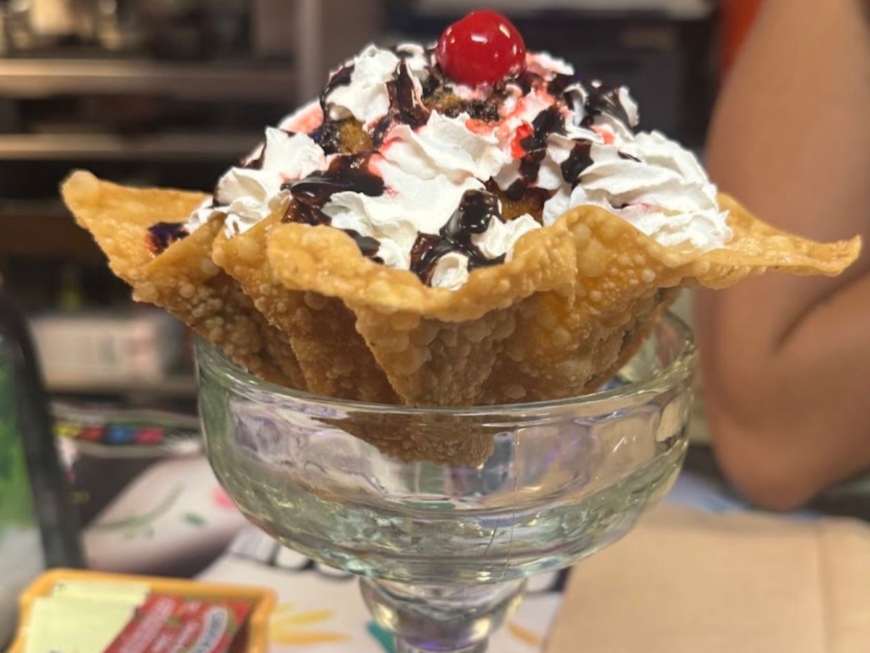 Fried ice cream.