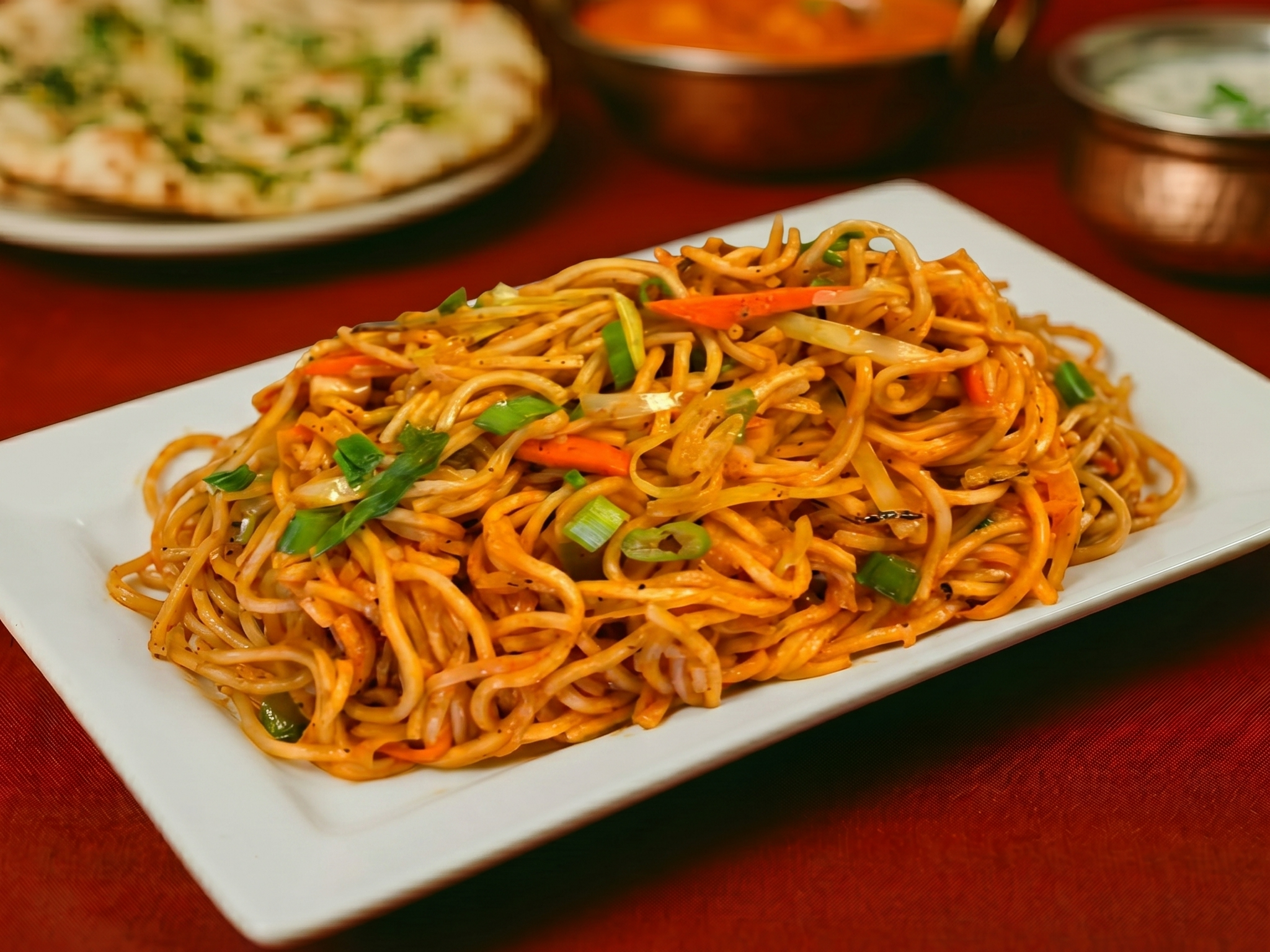Hakka Noodles Vegetarian.