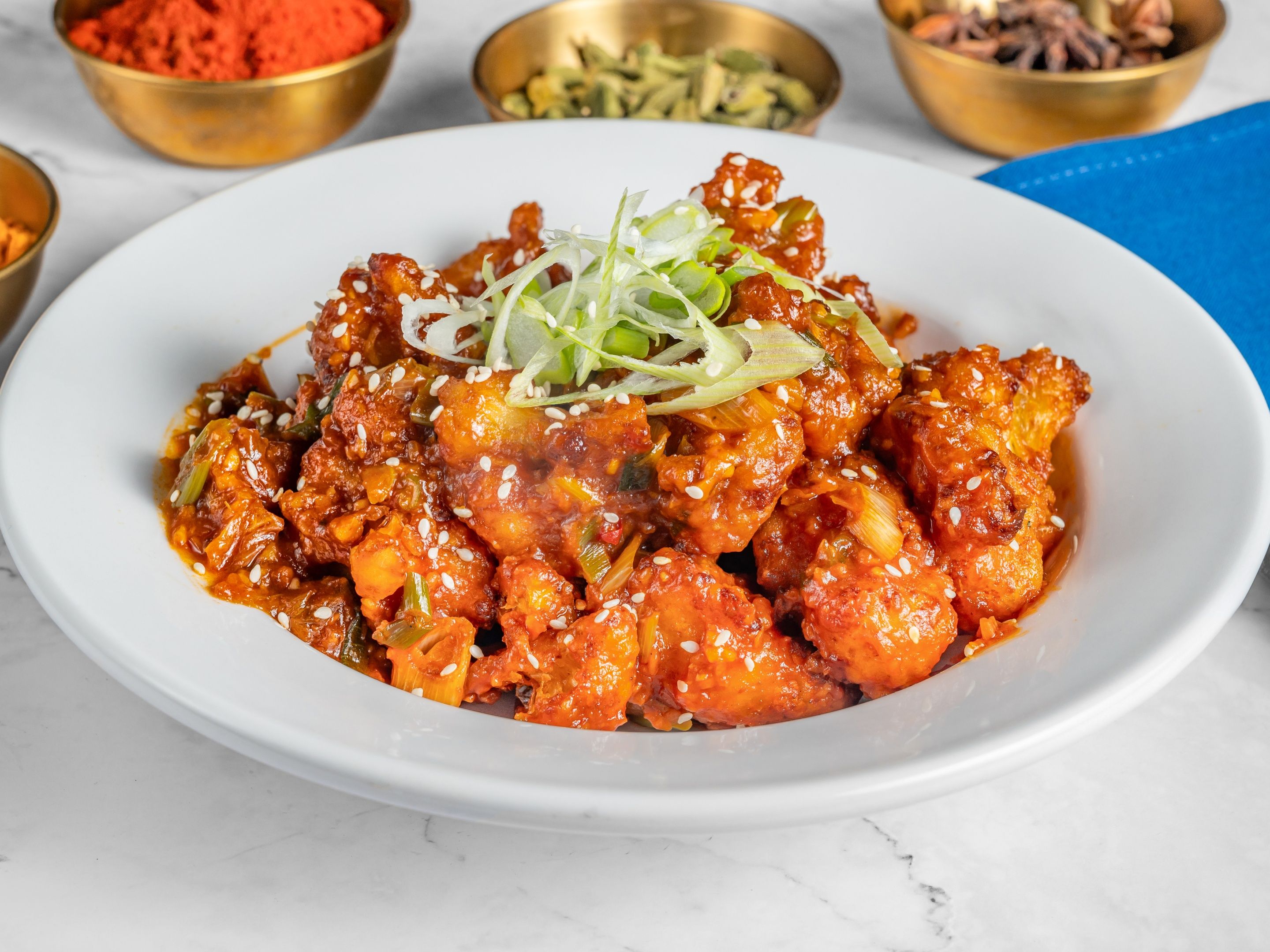 Cauliflower Manchurian | Gobi Manchurian
