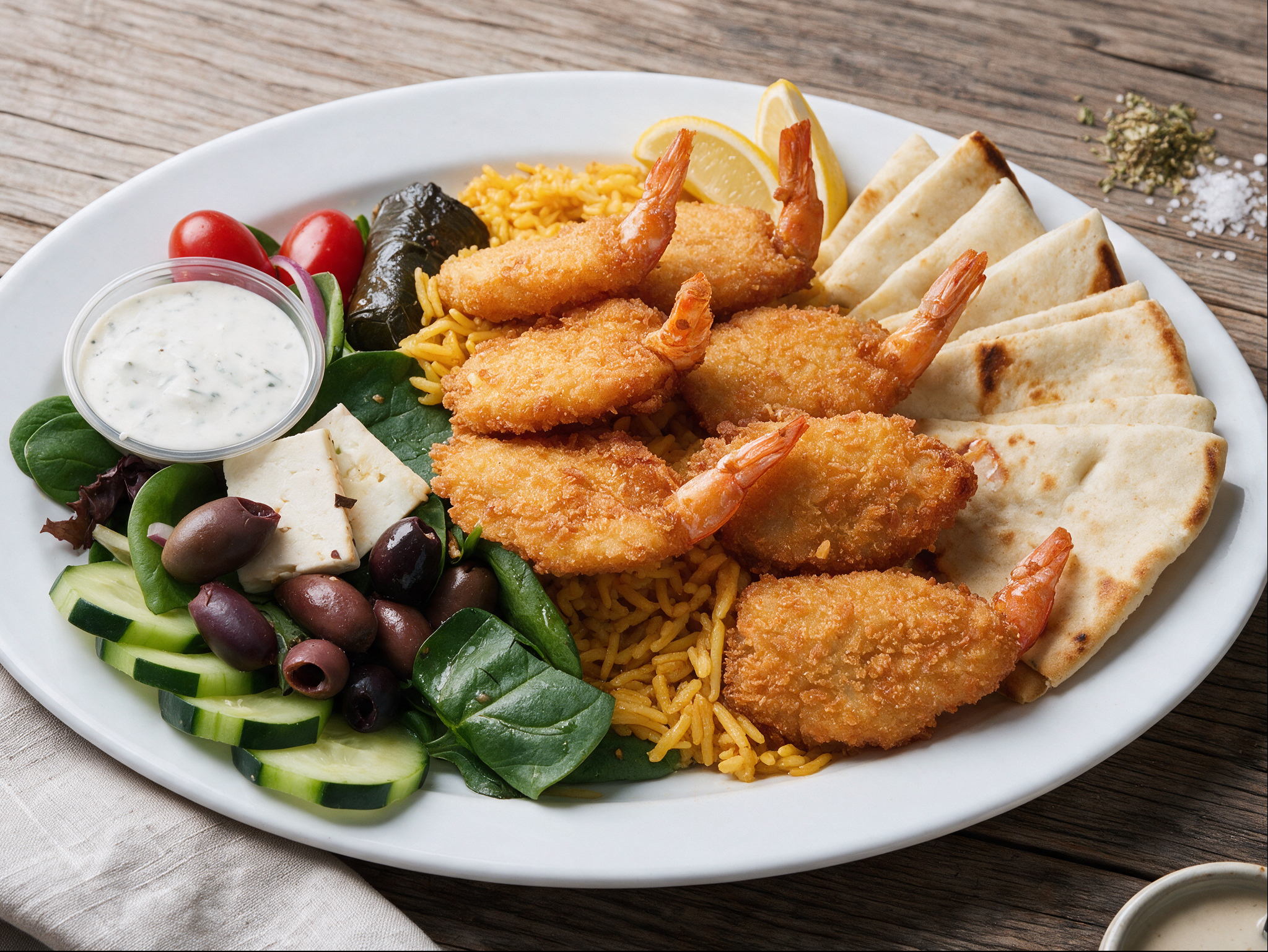 Jumbo Fried Shrimp (7) Platter.