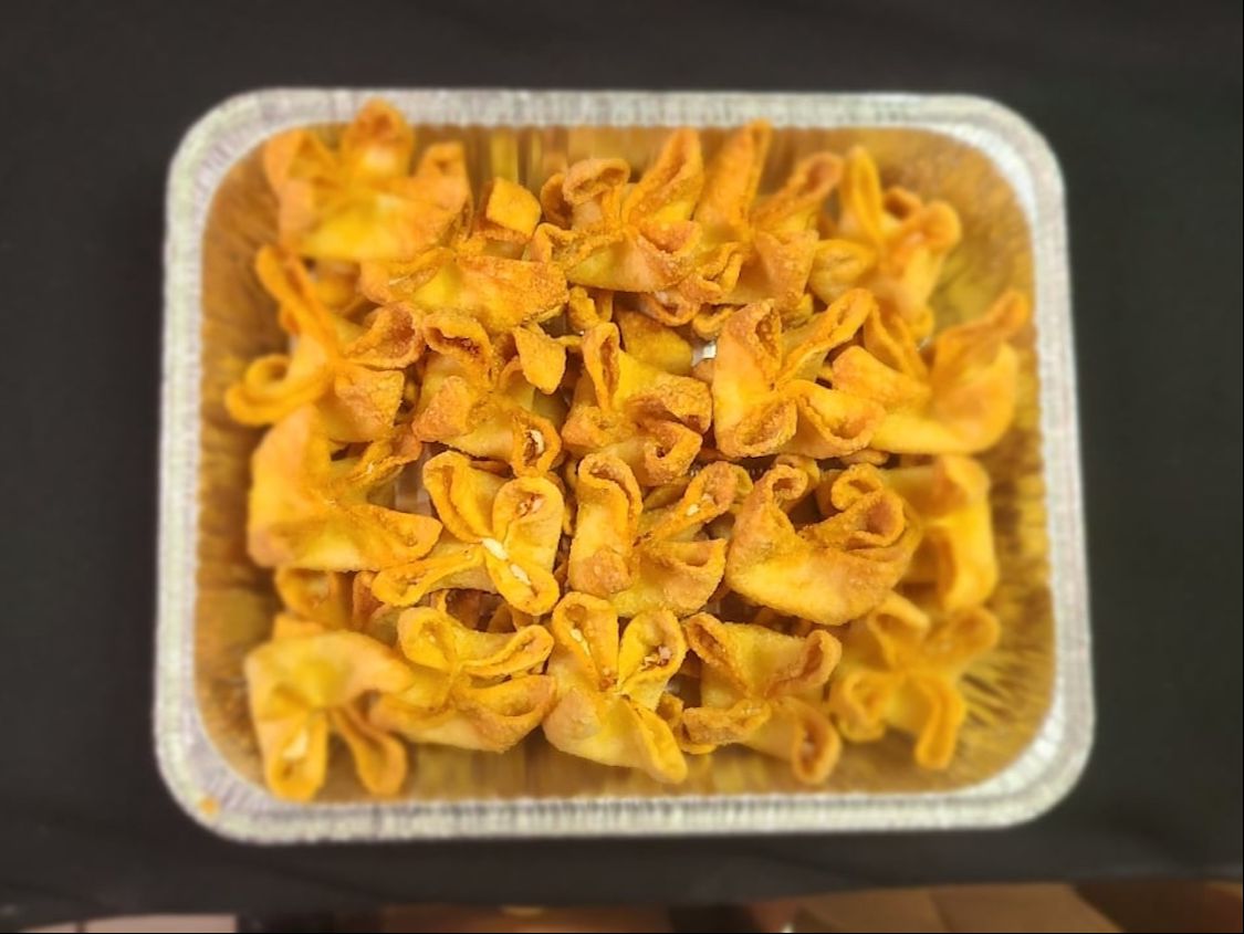 Cheese Wontons Tray.