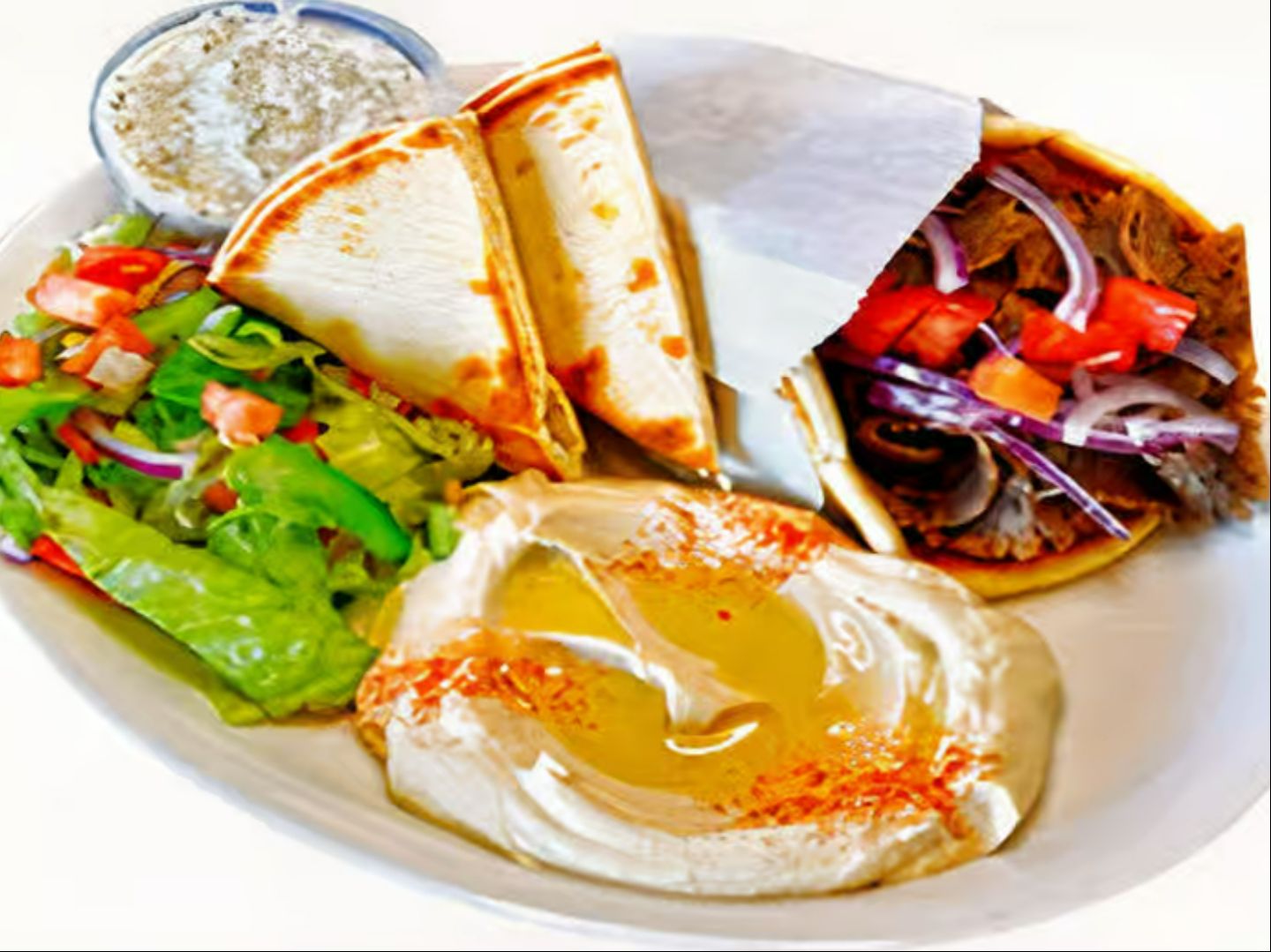 GyroPita Plate & Tzatziki.
