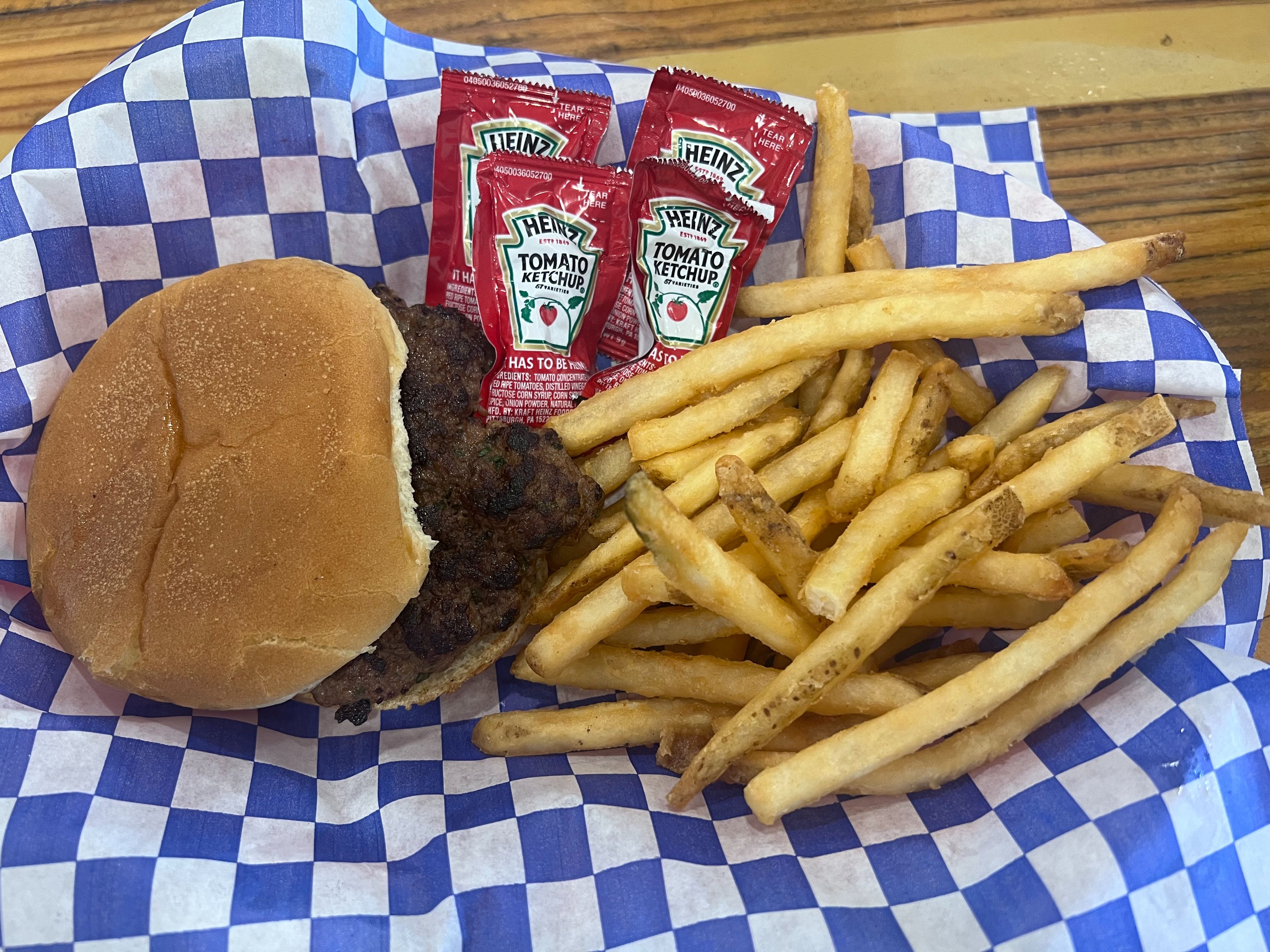Kids Burger & Fries (Halal).
