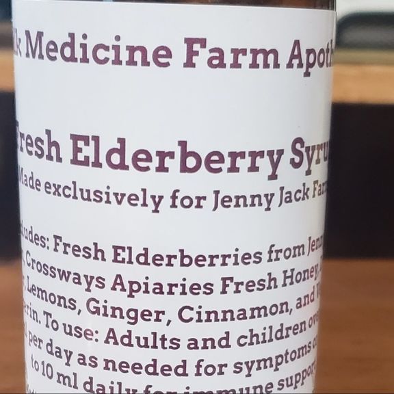 Elderberry Syrup Fresh 8 oz