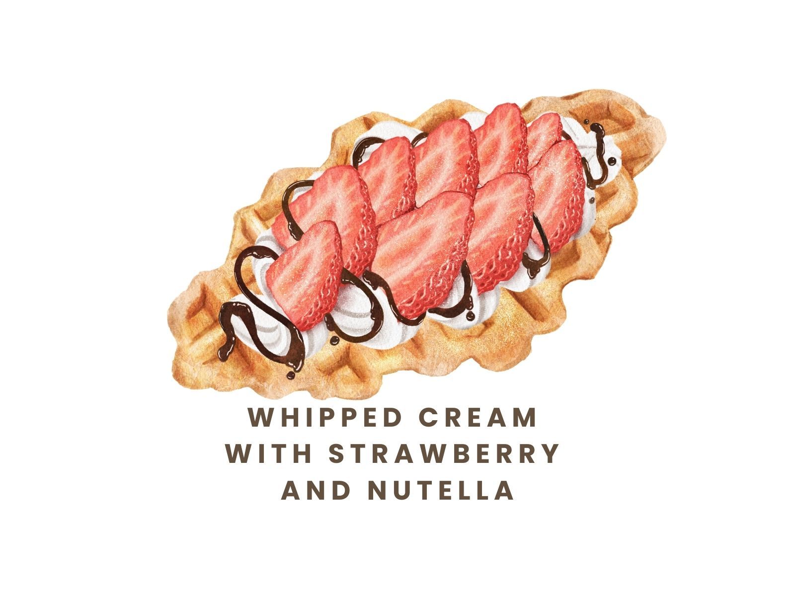 Strawberry Nutella Croffle.