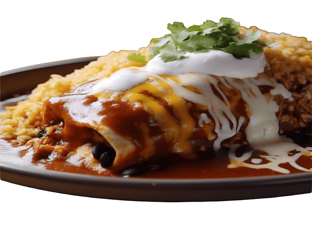 Lunch Enchilada Supreme.