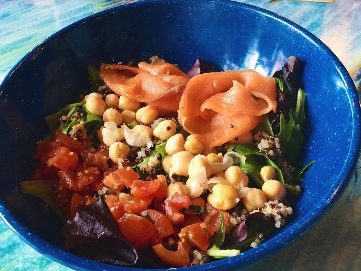 Quinoa (with your choice of protein).