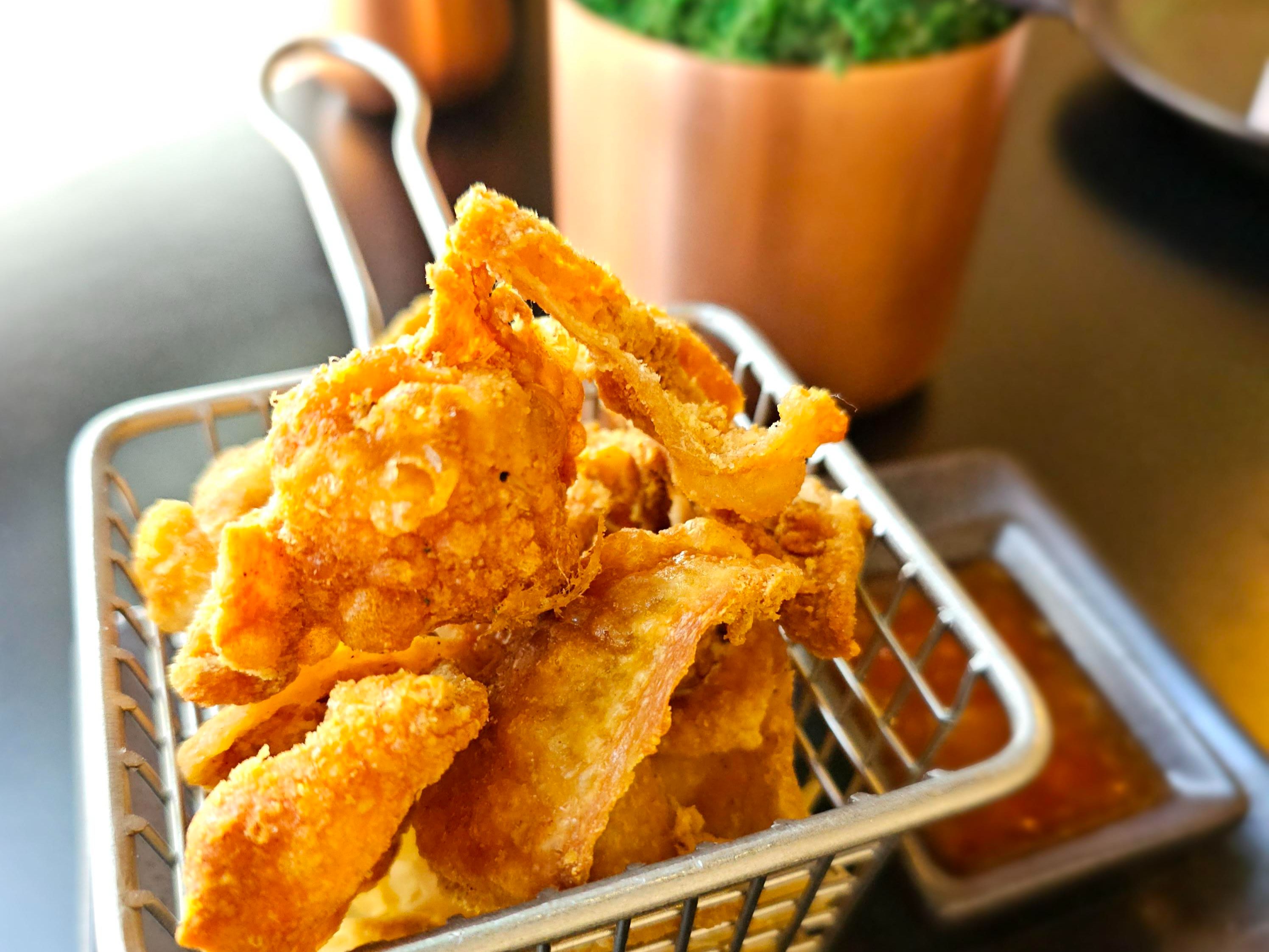 “C4” Crispy Crunchy Chicken Crackling.