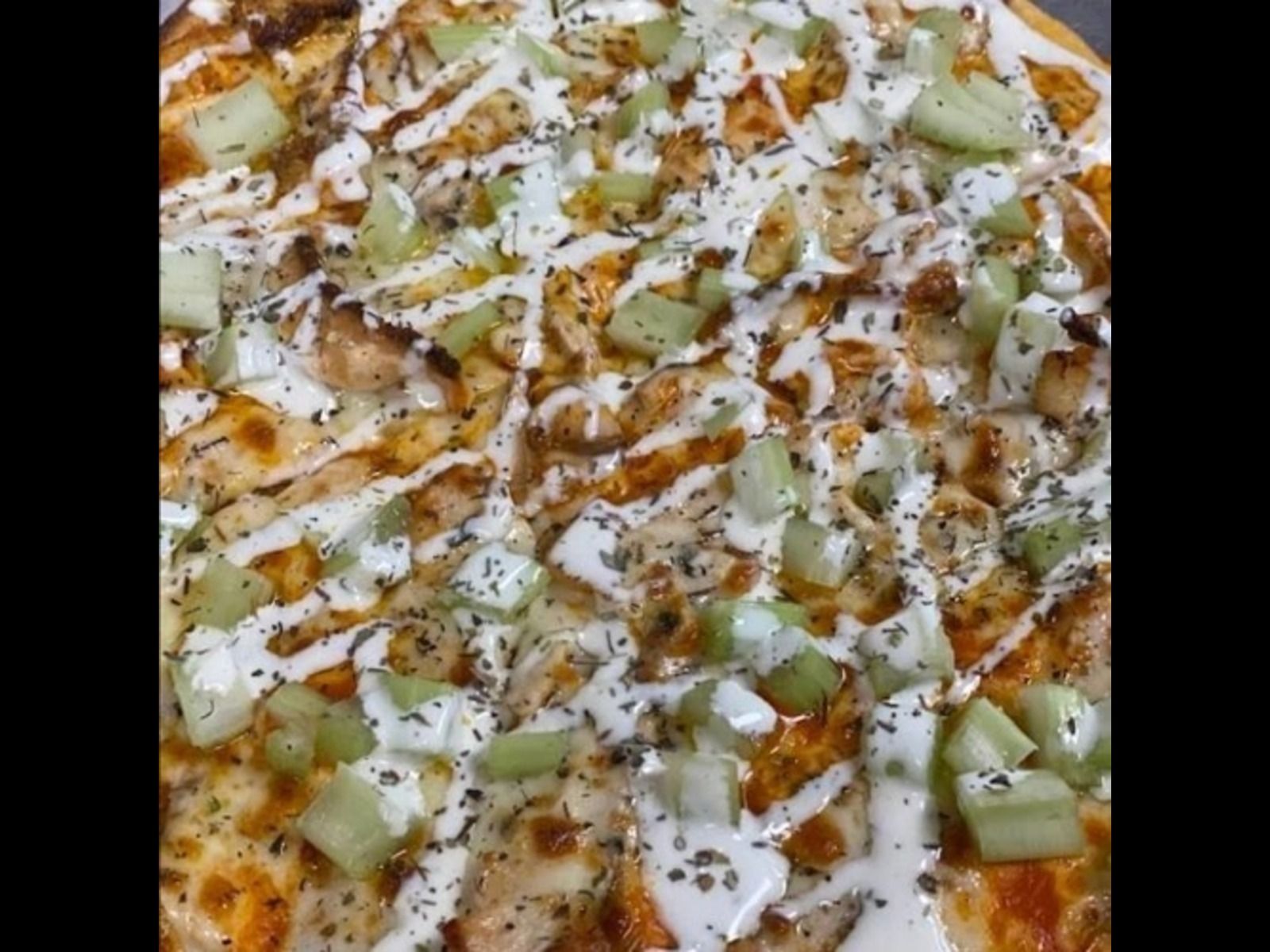 Buffalo Chicken Pizza - Big Baby