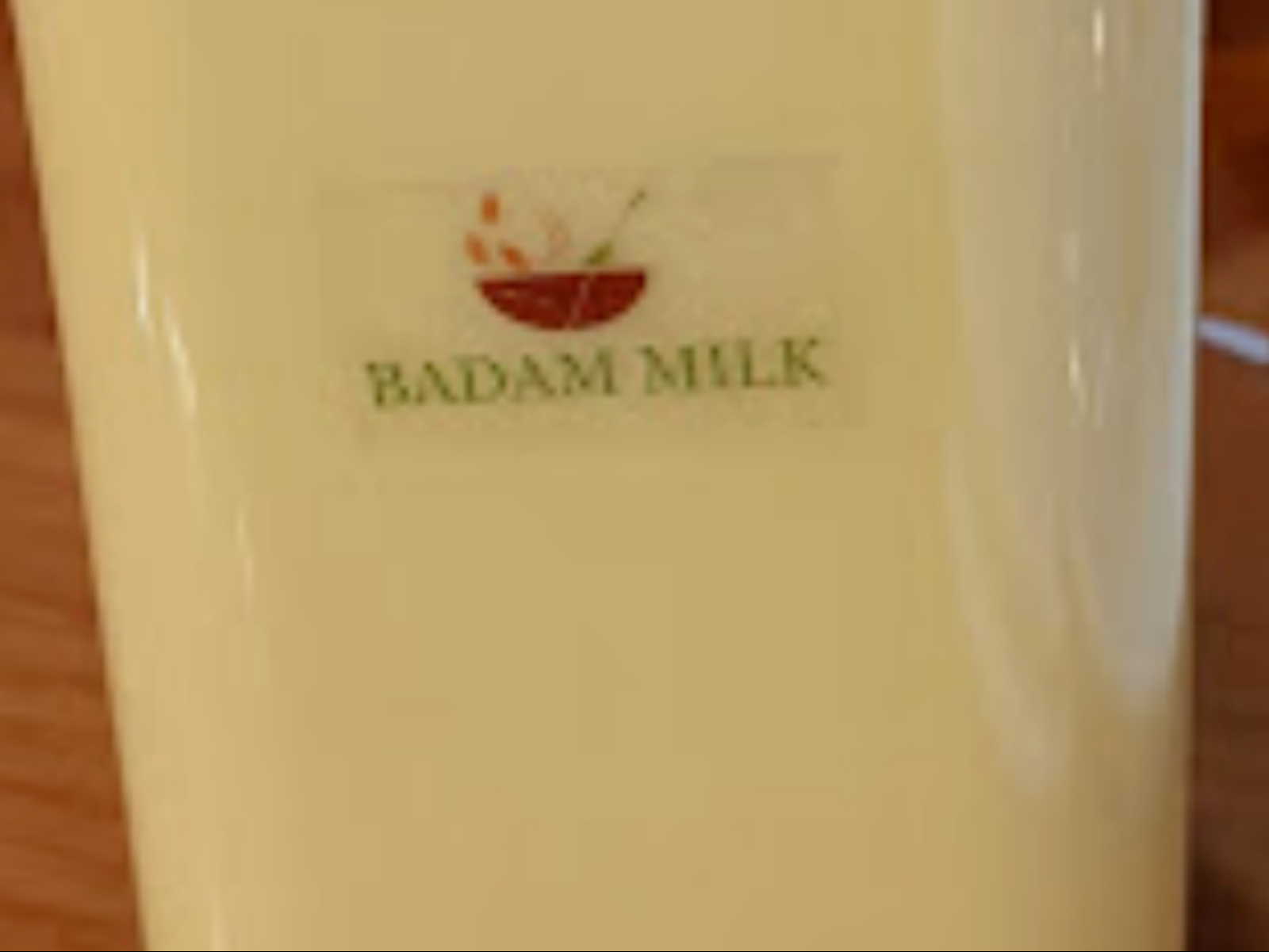 Badam (Almond) Milk.