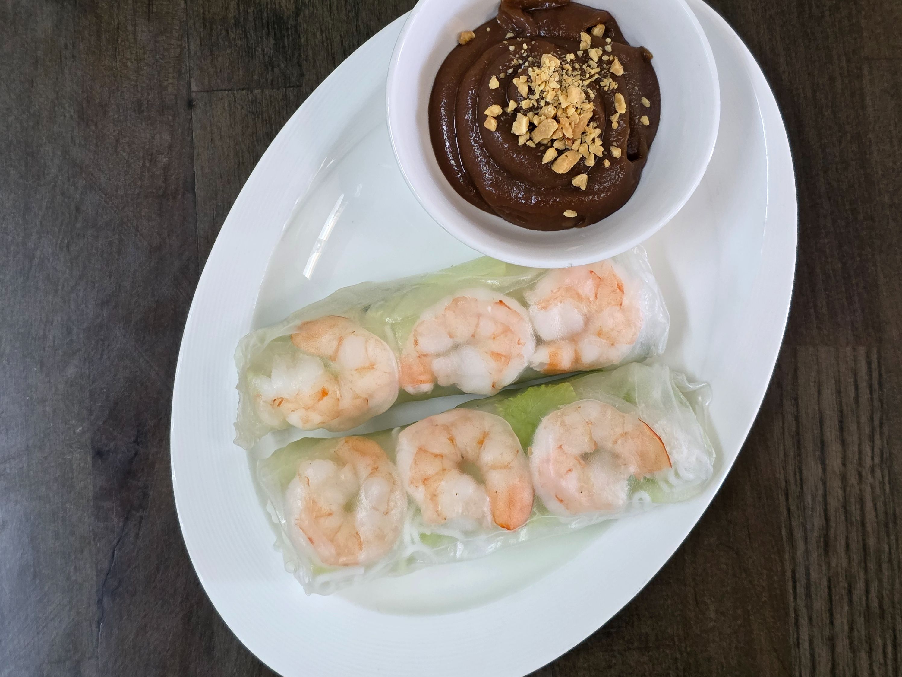 Fresh Shrimp Spring Roll.