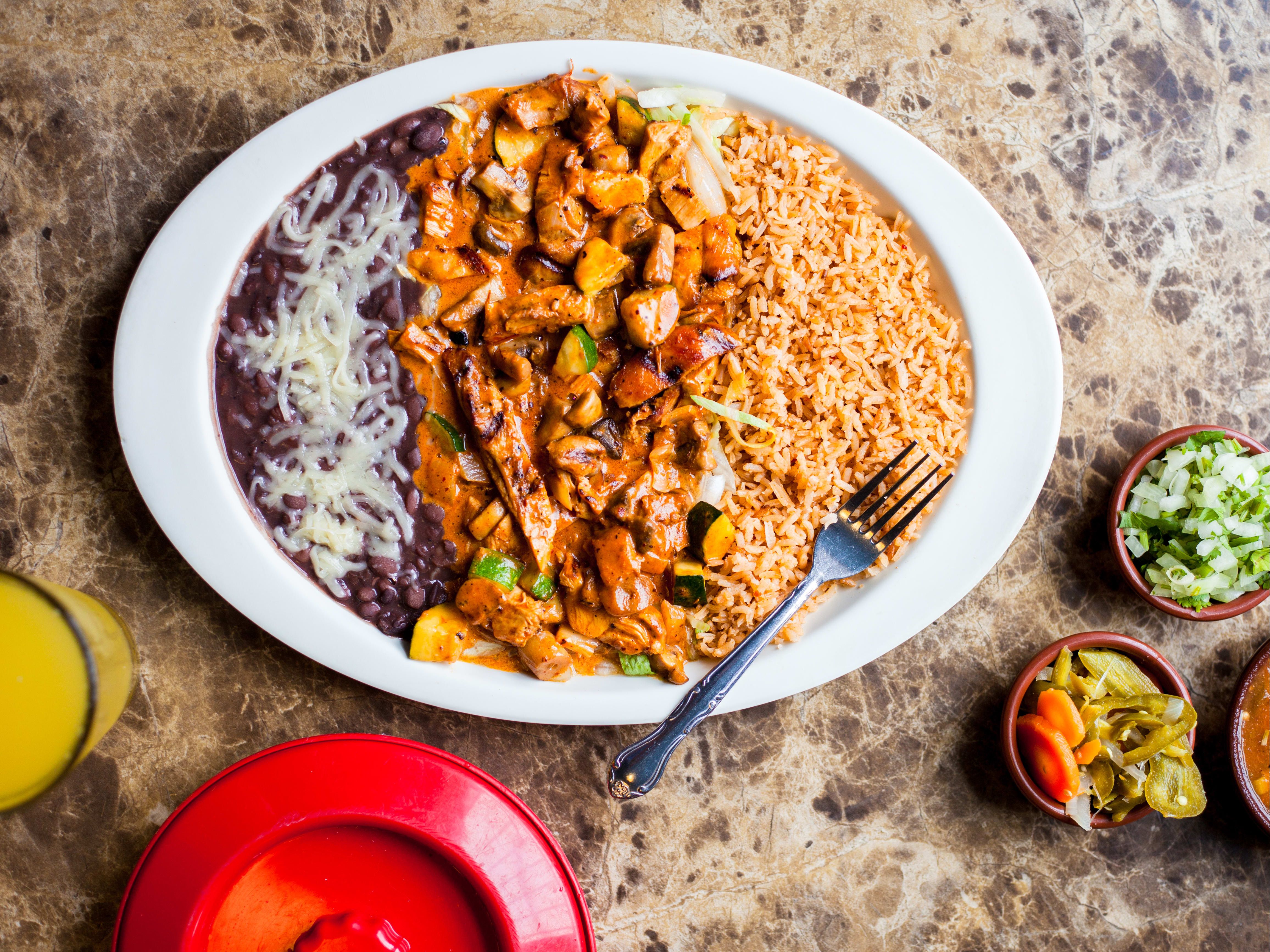Creamy Chipotle Chicken Plate.