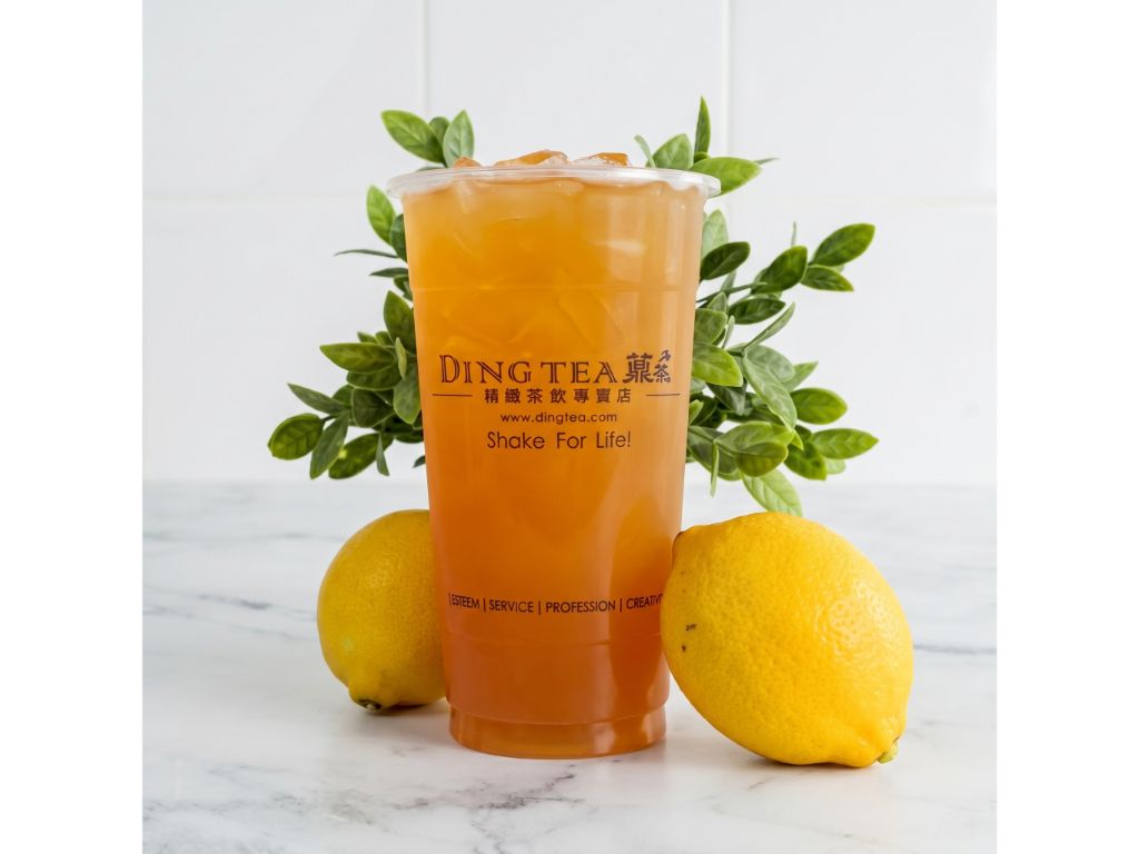 Kumquat Lemon Ice Green Tea.