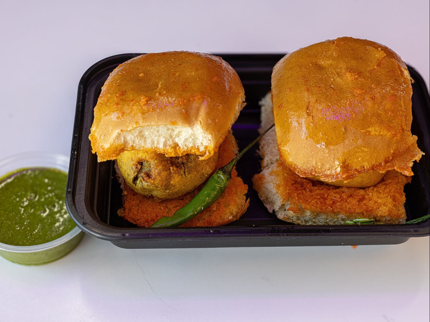 Butter Vada Pav (S).