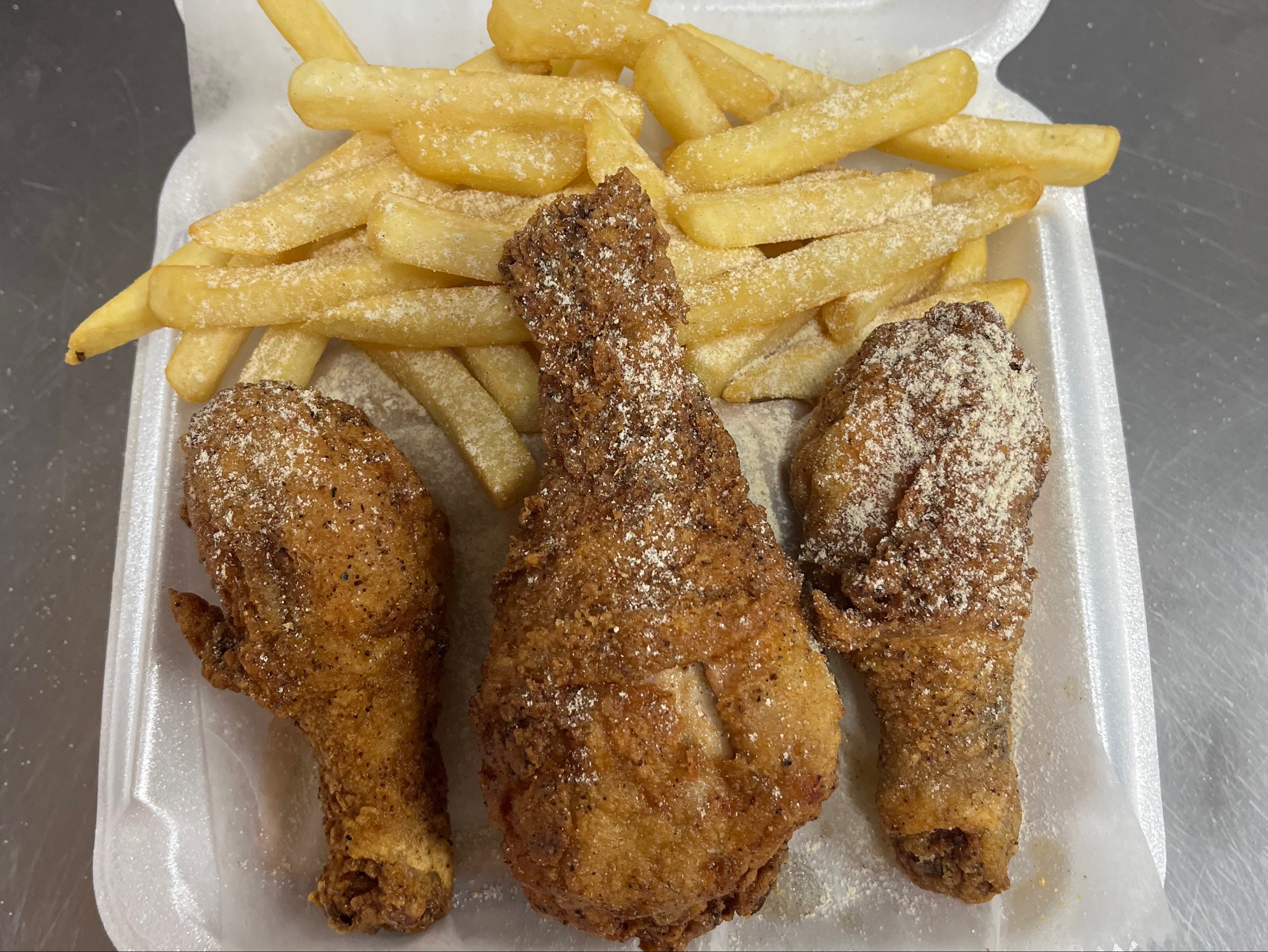 3 Chicken Legs Dinner