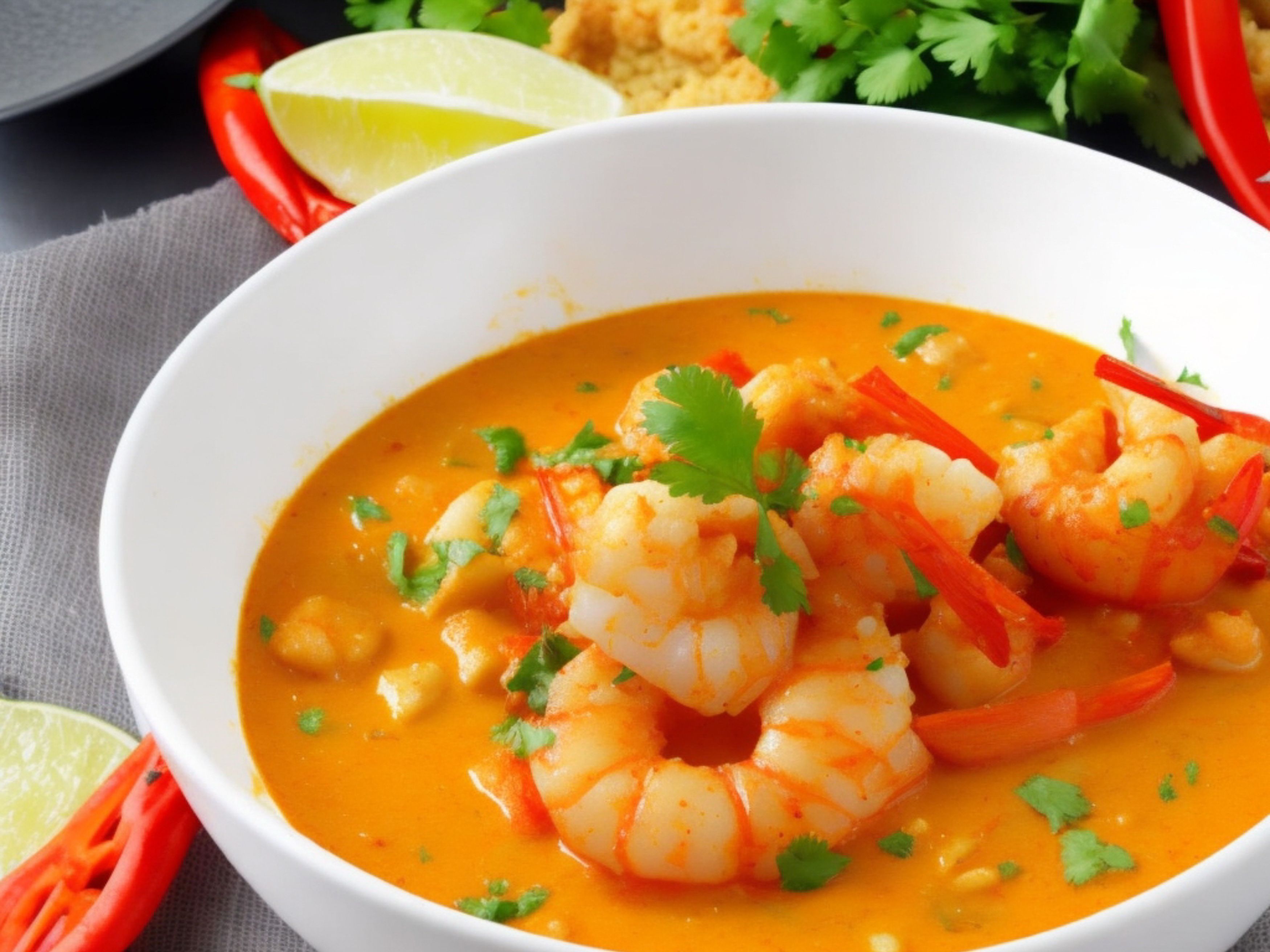 Tom Yum Goong in Hot Pot.