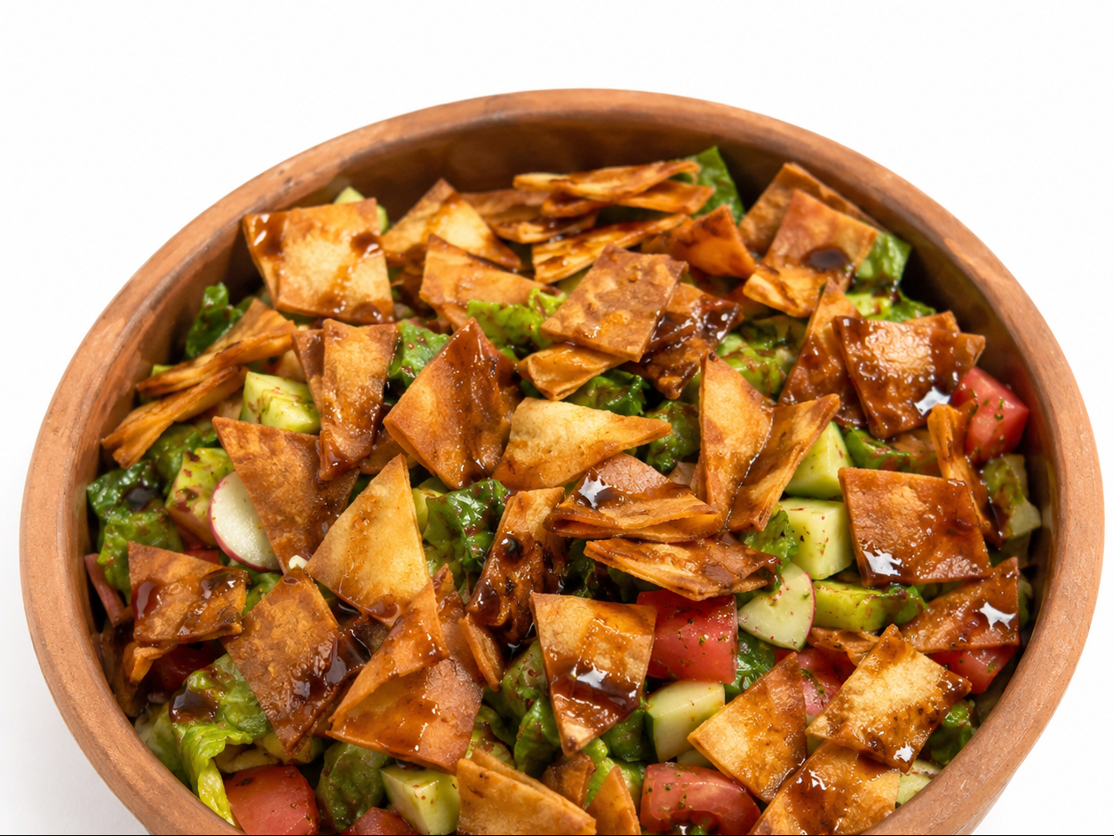 Fattoush salad large.