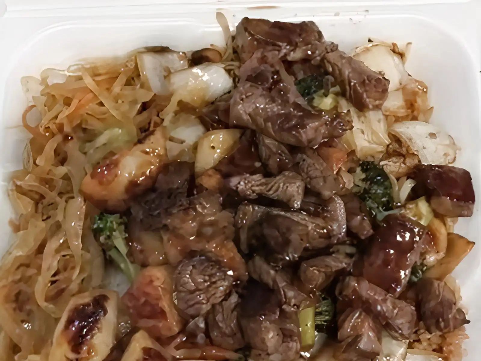 Hibachi Steak & Scallop.