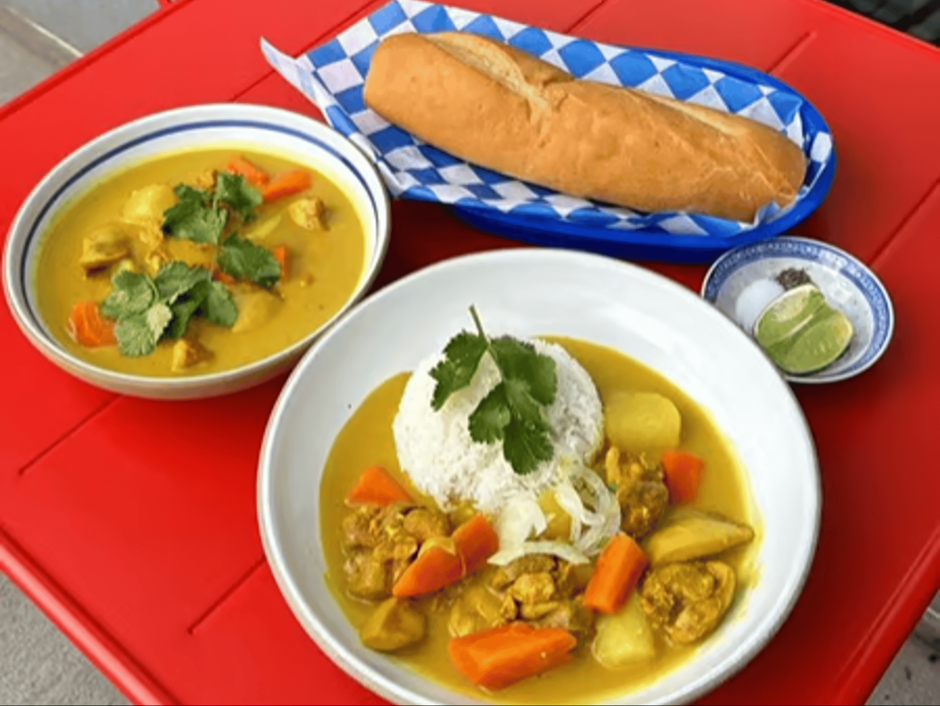 Chicken Curry - Rice.