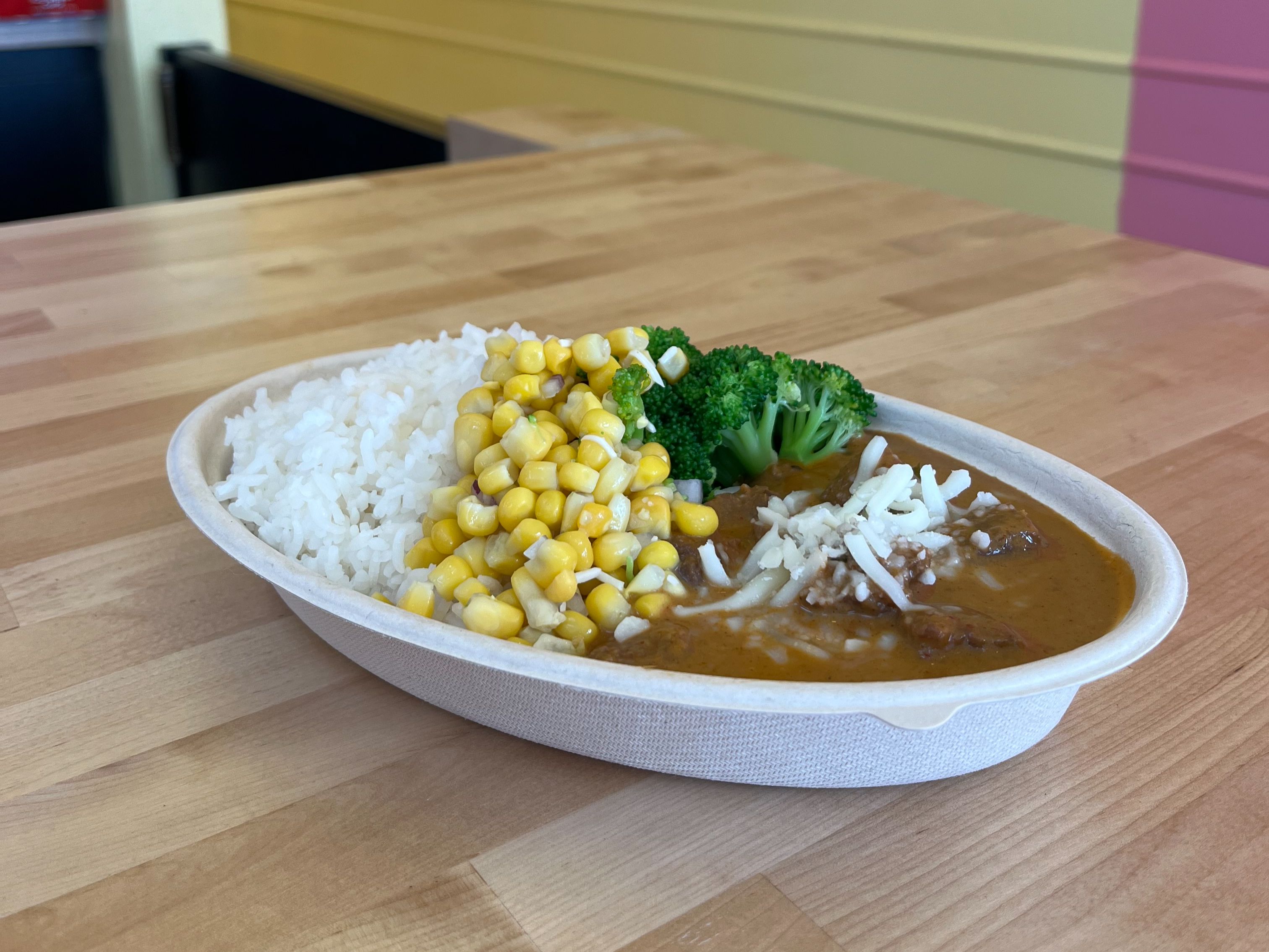 Chicken Curry Rice Bowl.