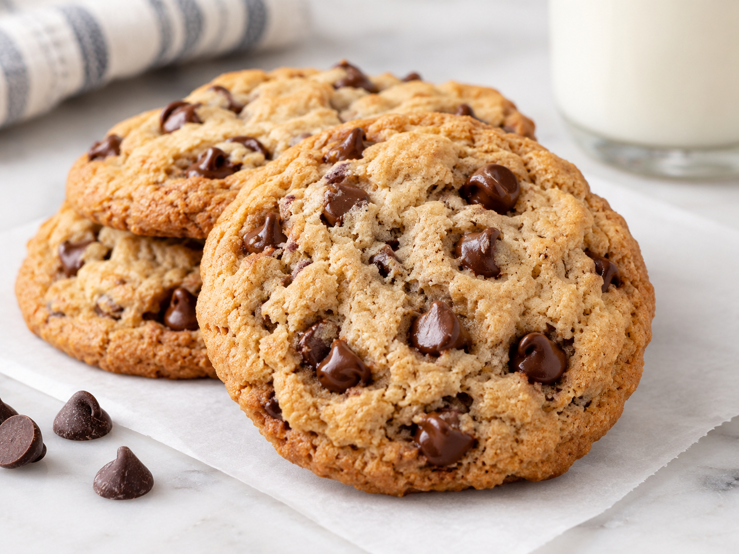 Gluten Free Chocolate Chip Cookie.