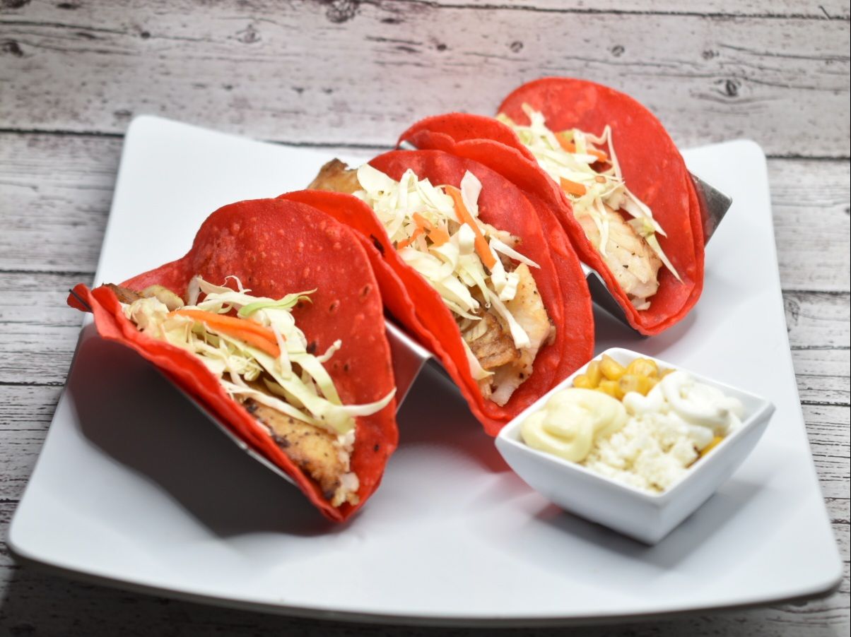 Fish Taco Plate.