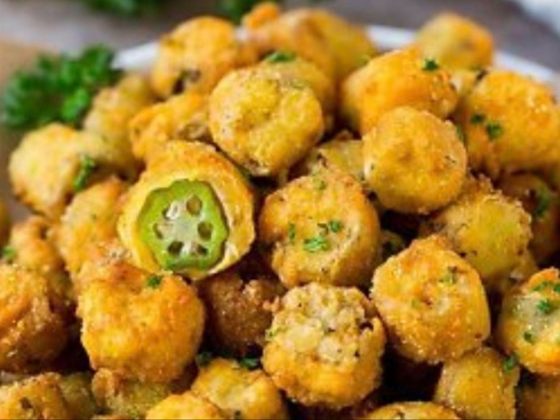 Fried Okra.