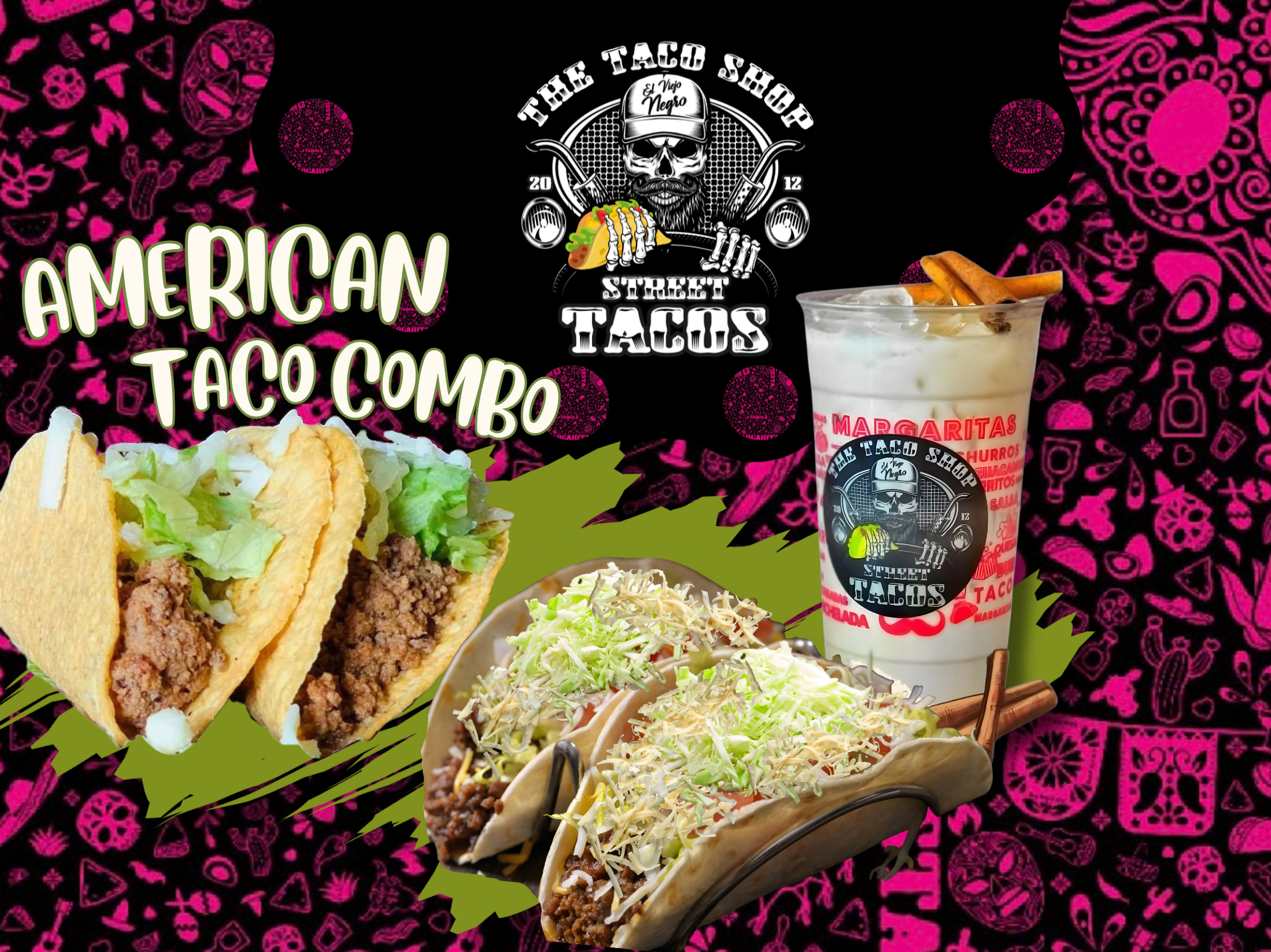 COMBO AMERICAN TACO.