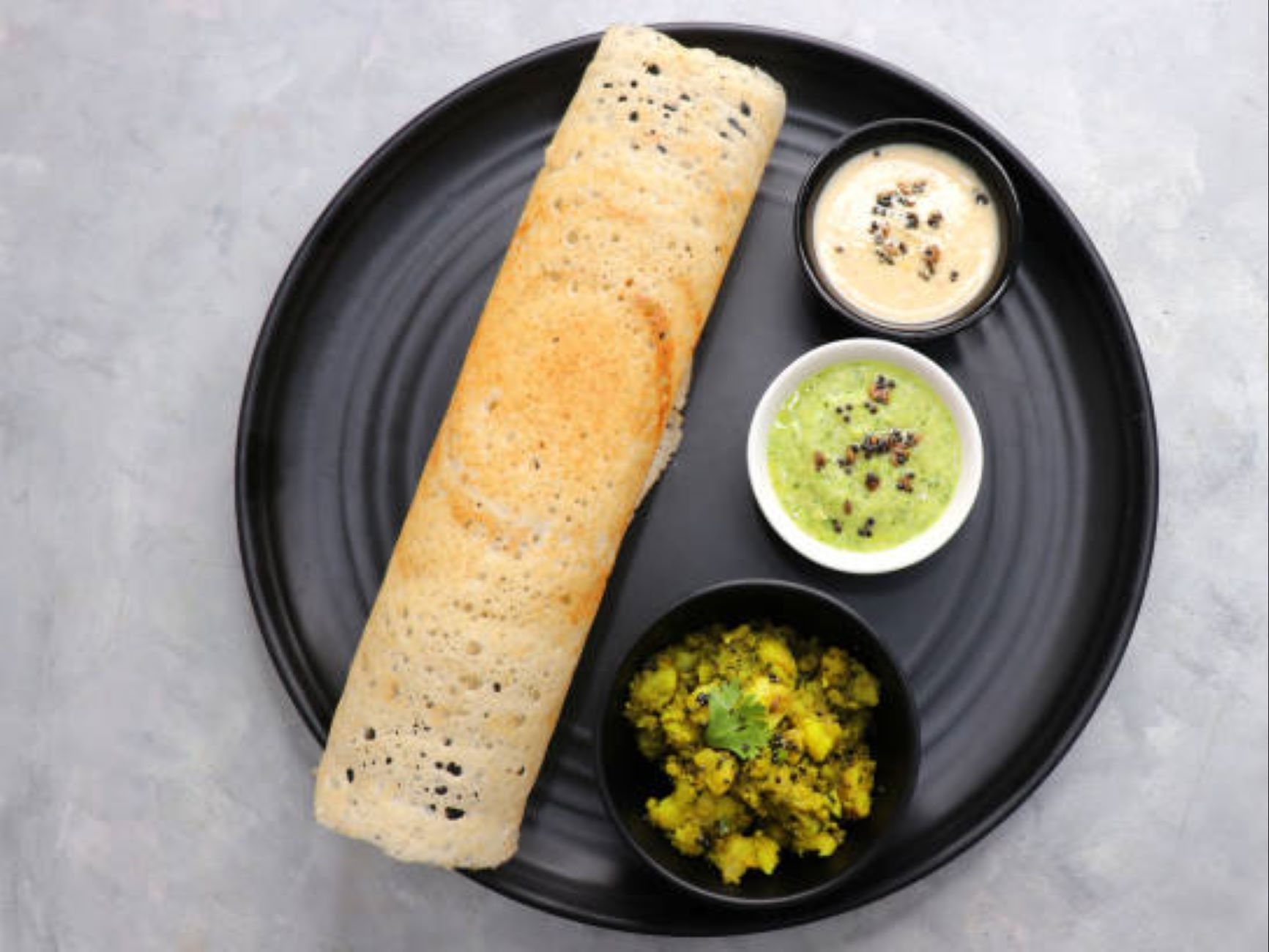 Plain dosa(GF, VG).