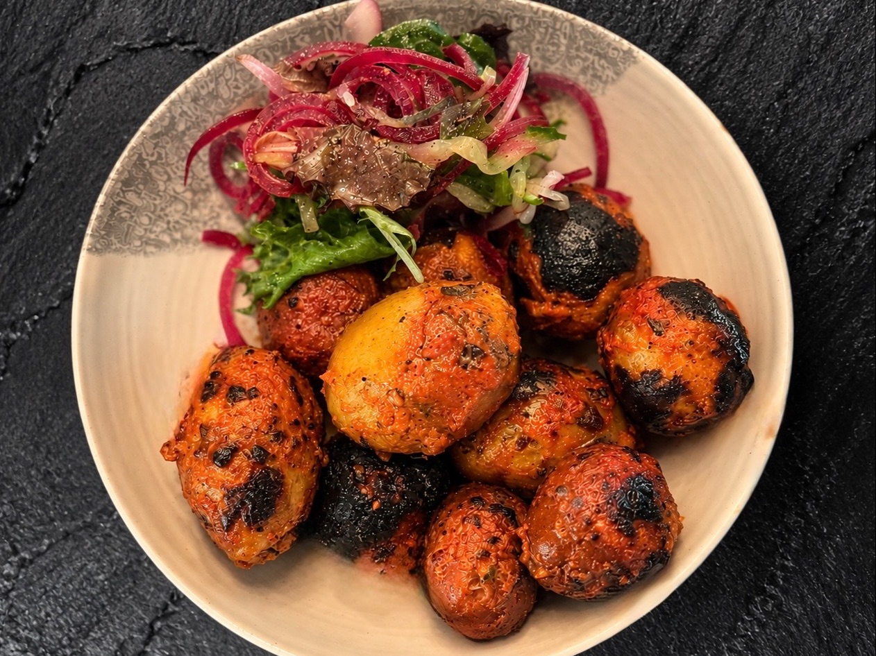 Achari Aloo Tikka.
