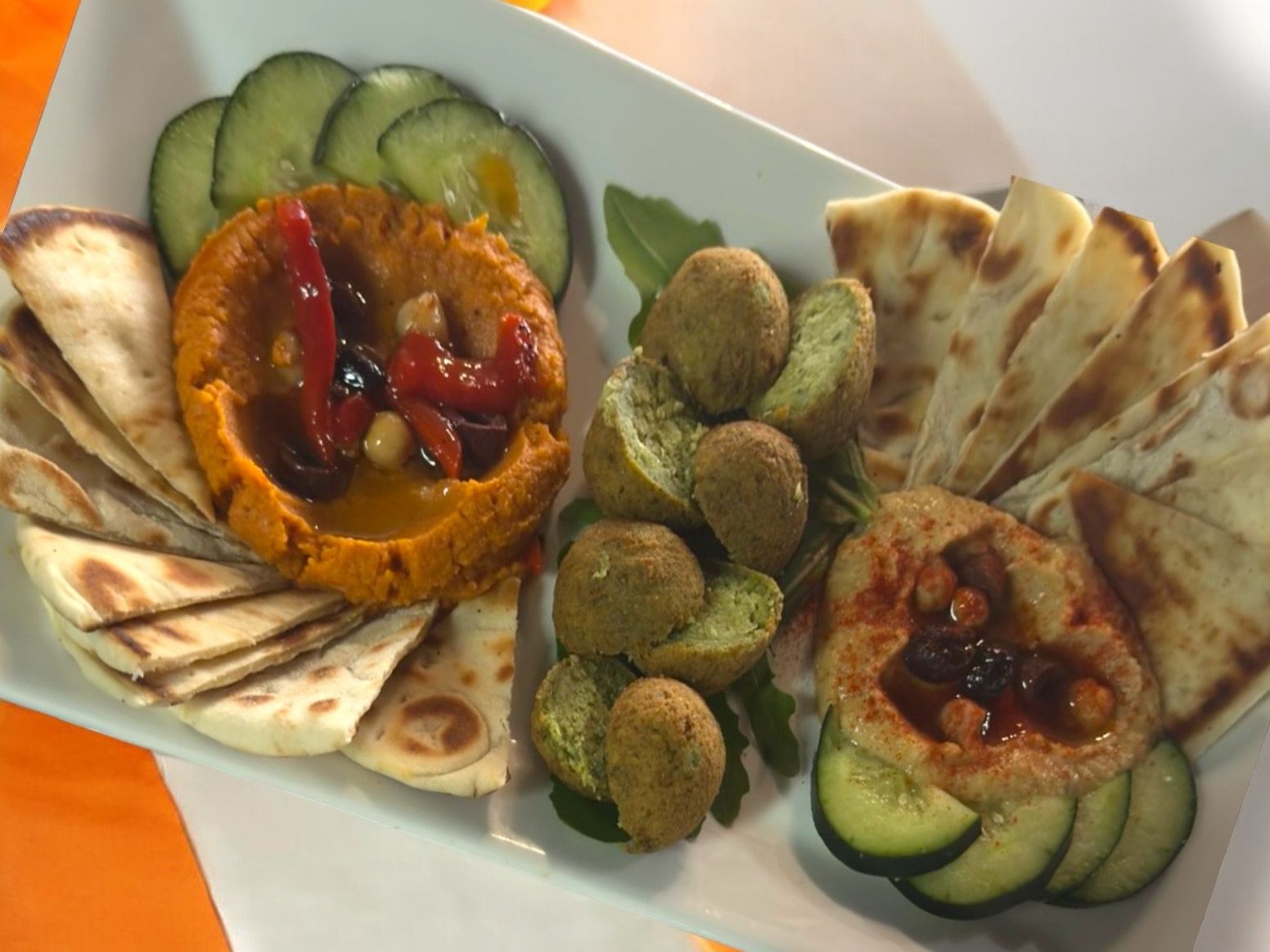Hummus & Falafel Appetizer