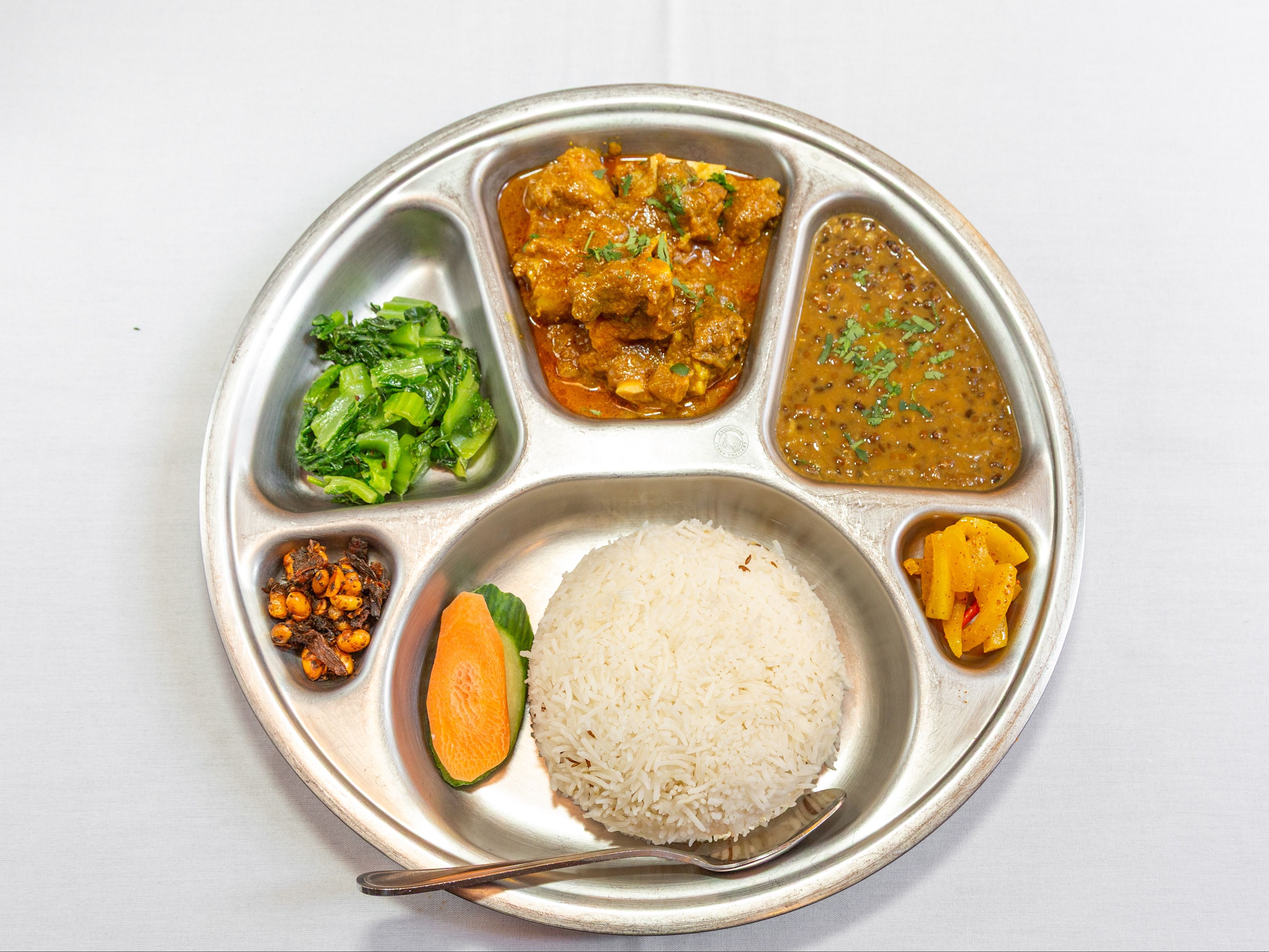 Daal Bhat Tarkari Non Veg With Fish Curry