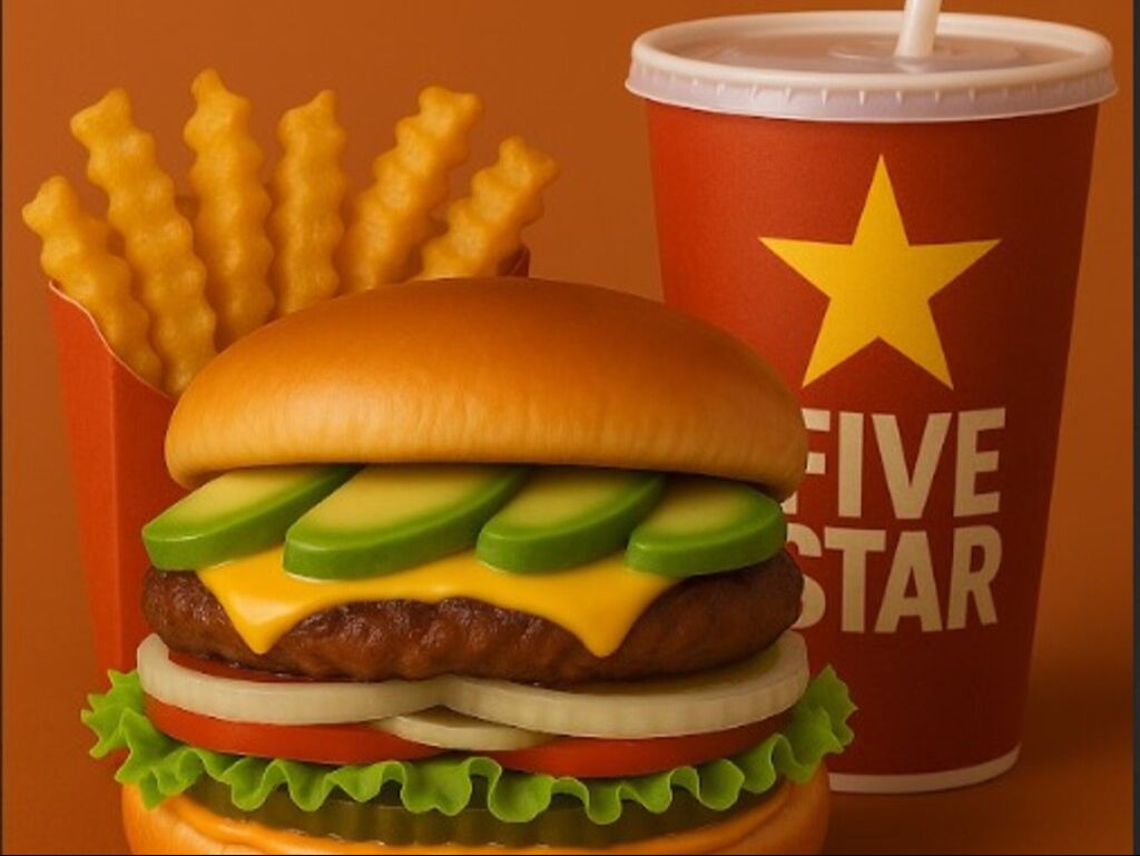 5.Avocado Burger Combo