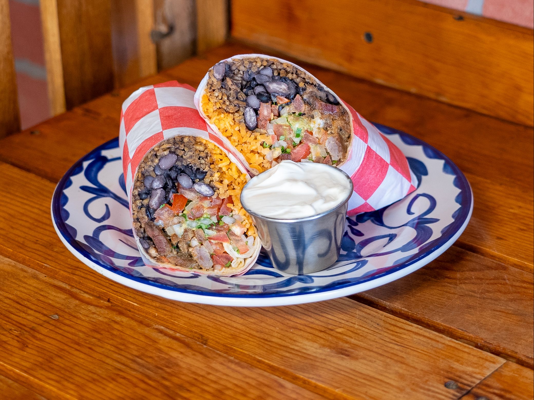 Ground Beef (Carne Molida) Burrito.