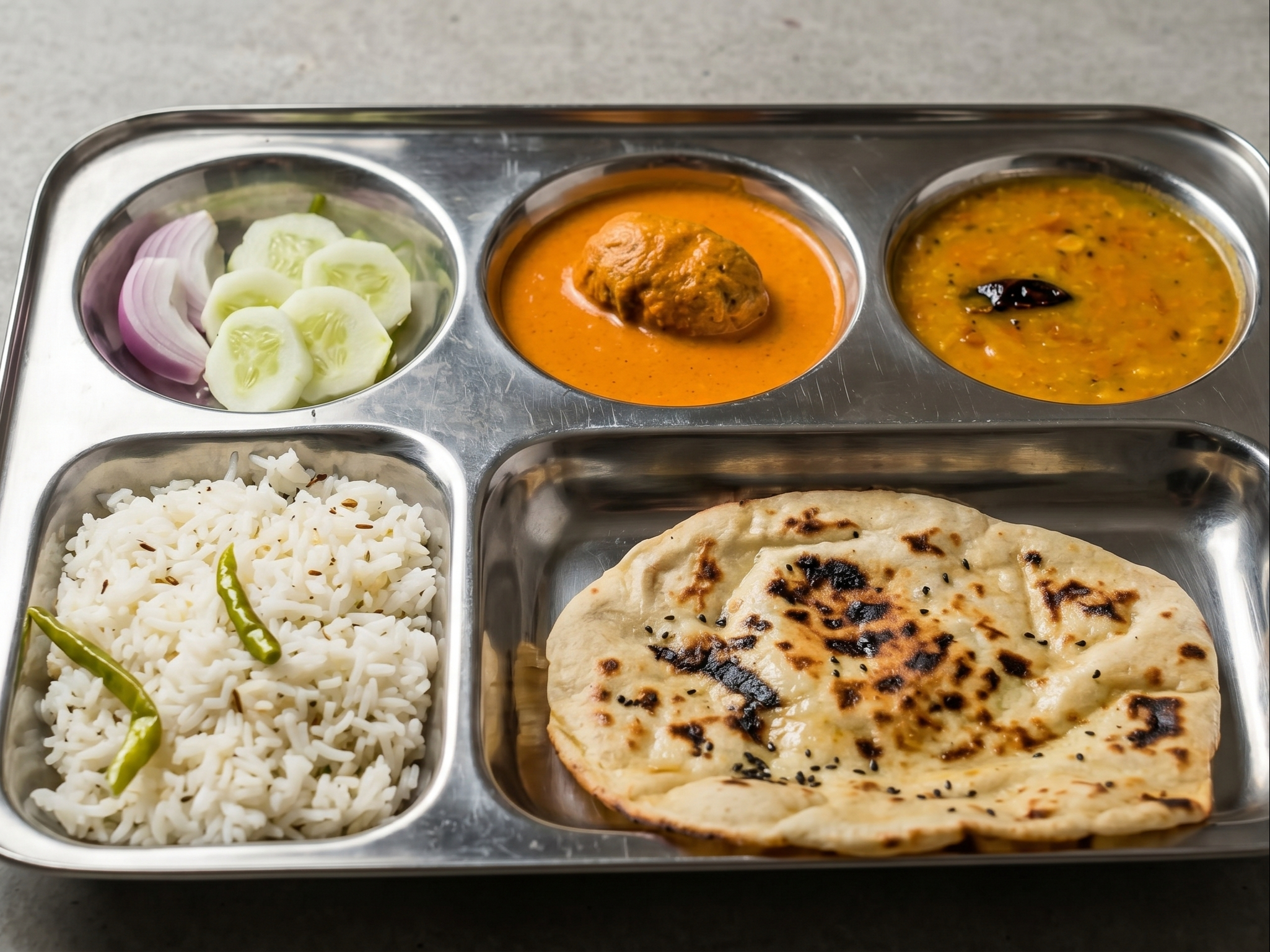 Veg House Thali.