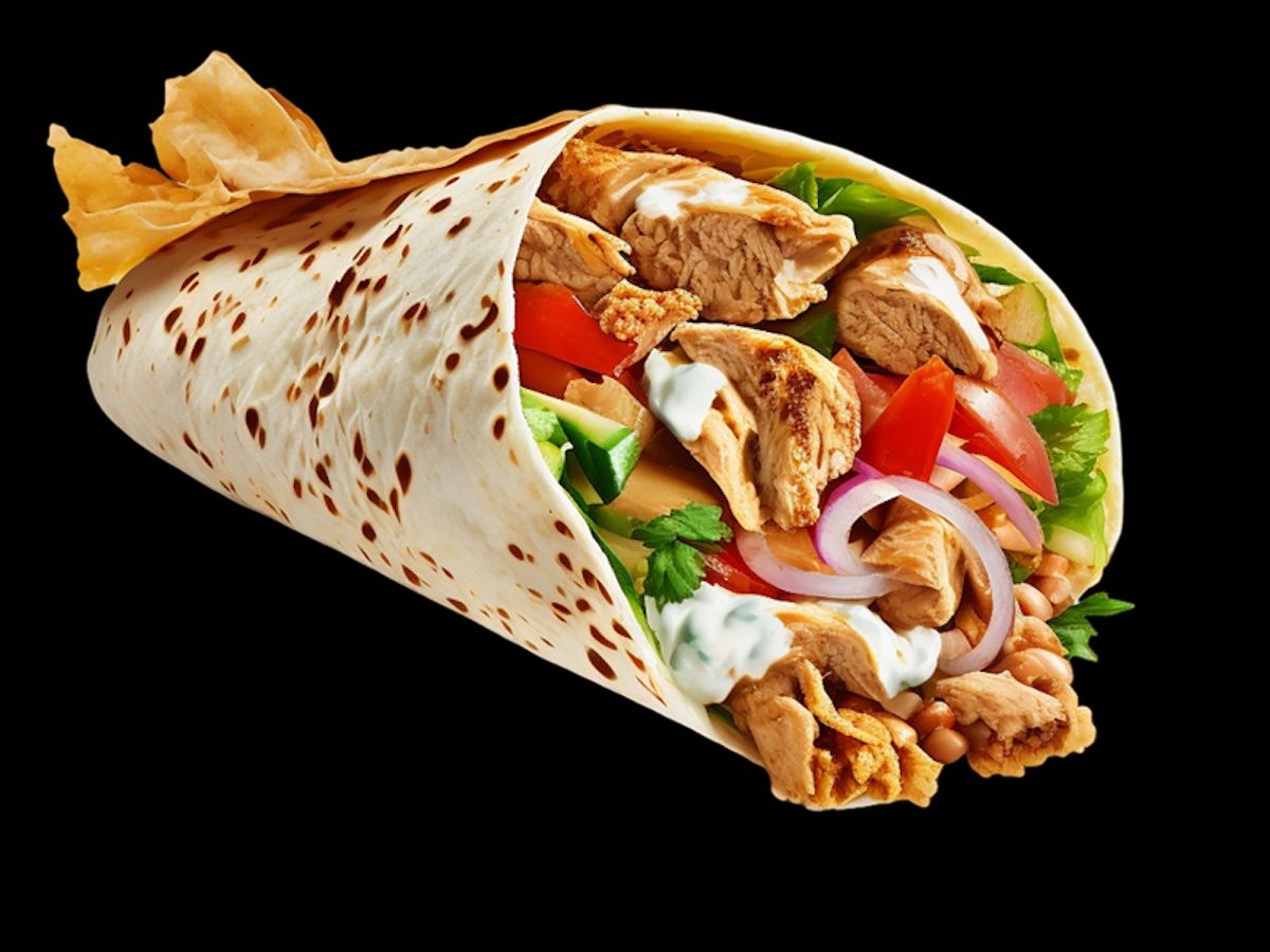 Chicken Boti Wrap