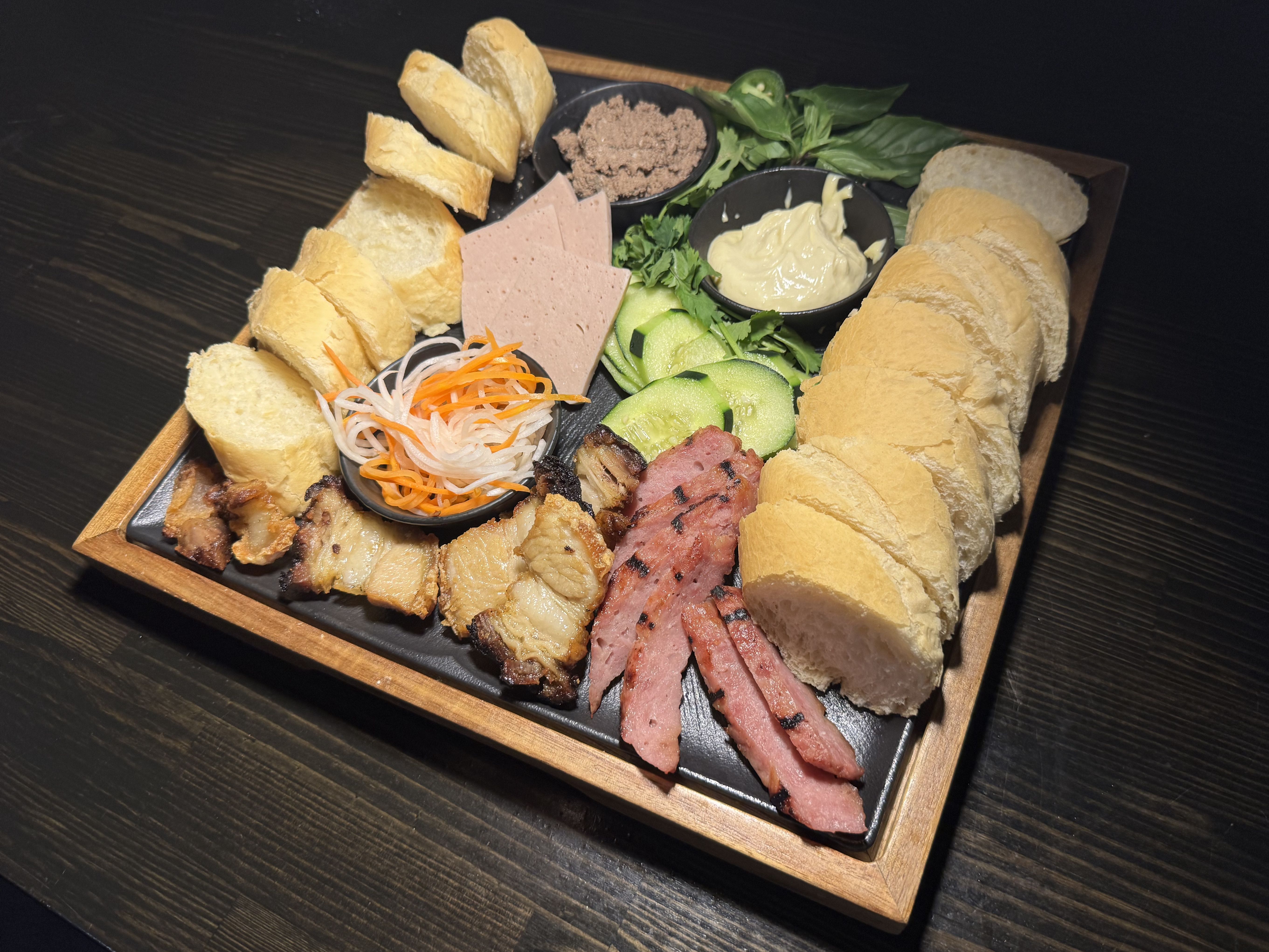 Banh Mi Platter.