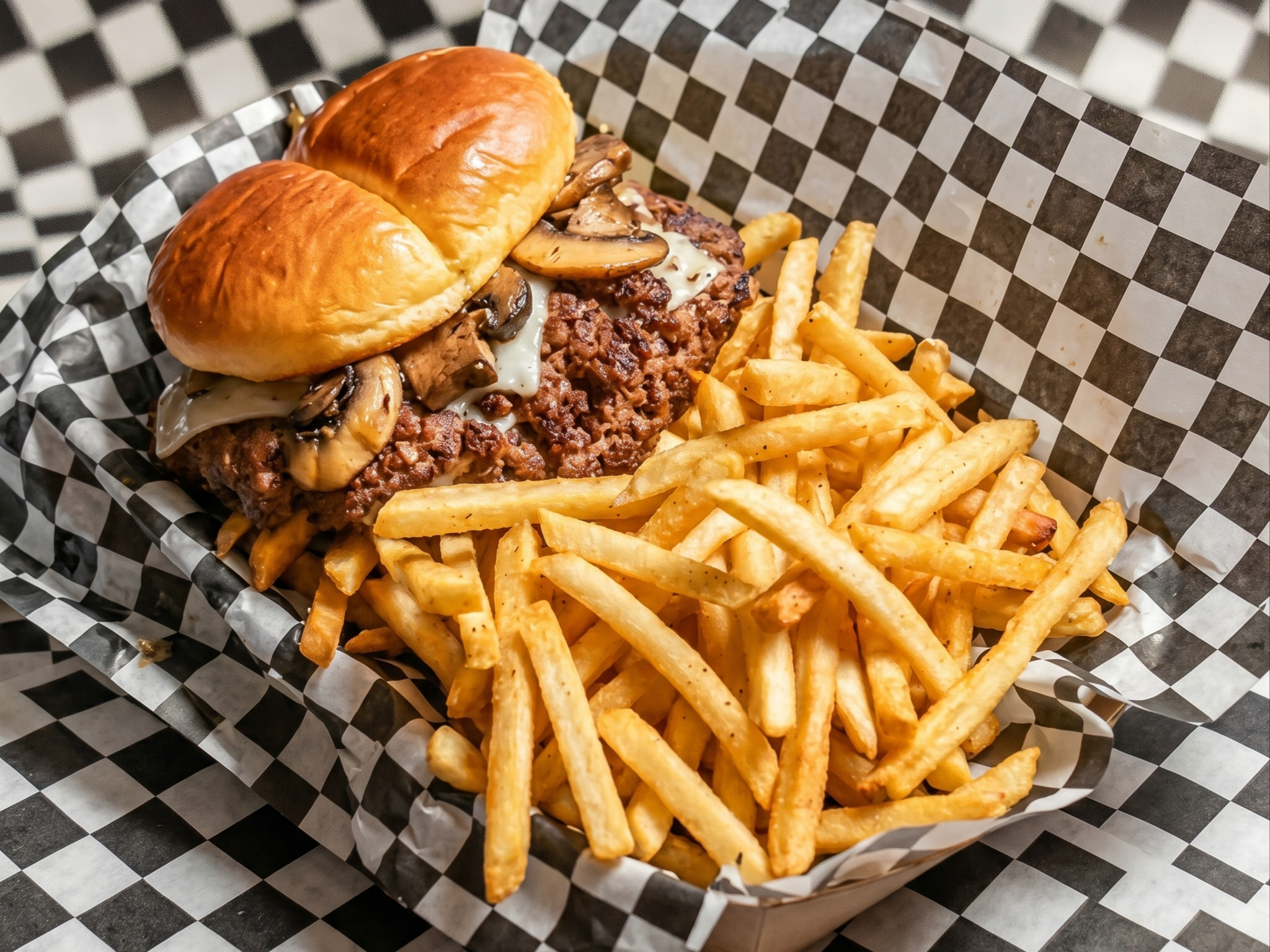 Mushroom Swiss Smash