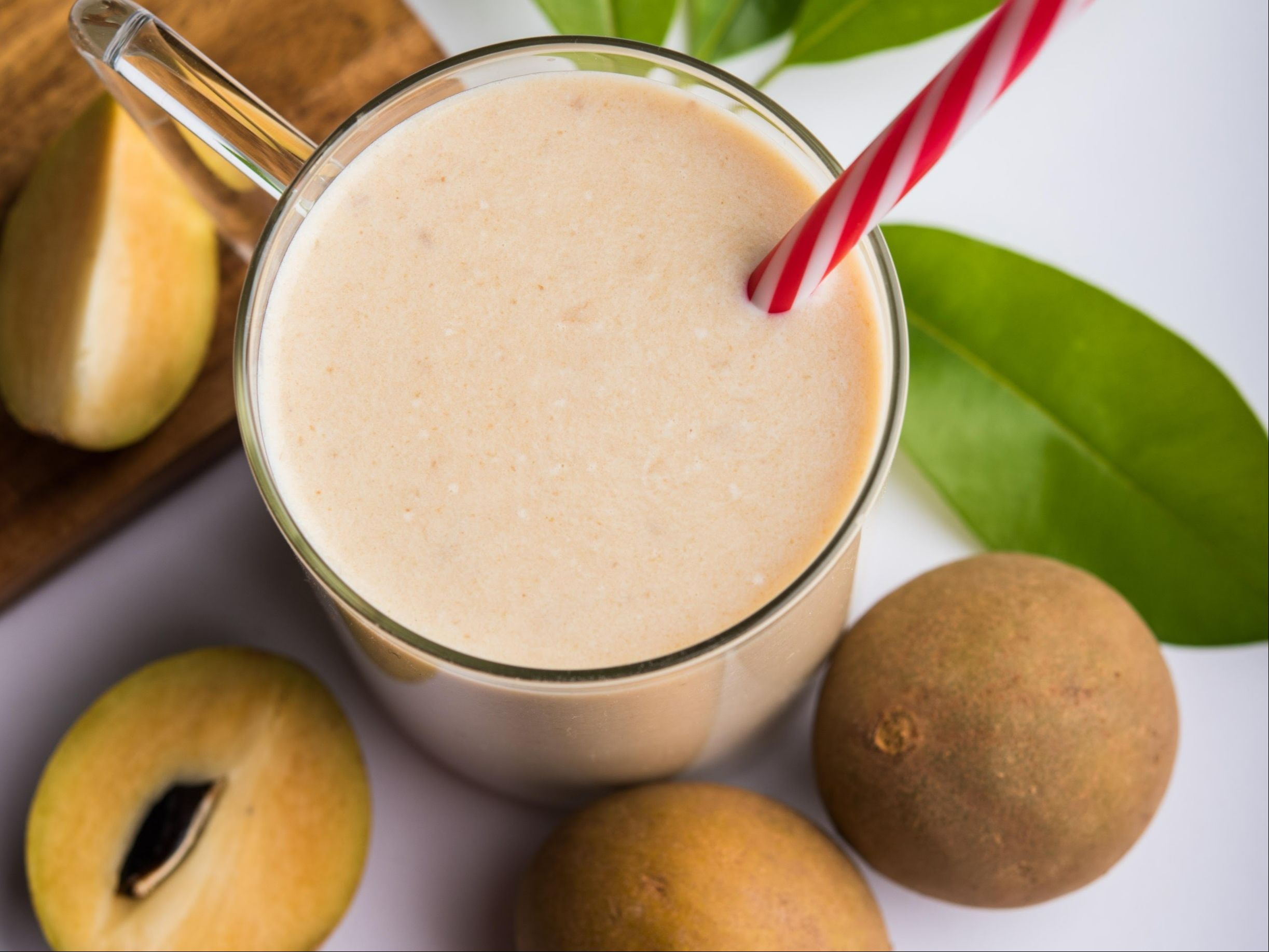 Chiku (Sapota) Shake.