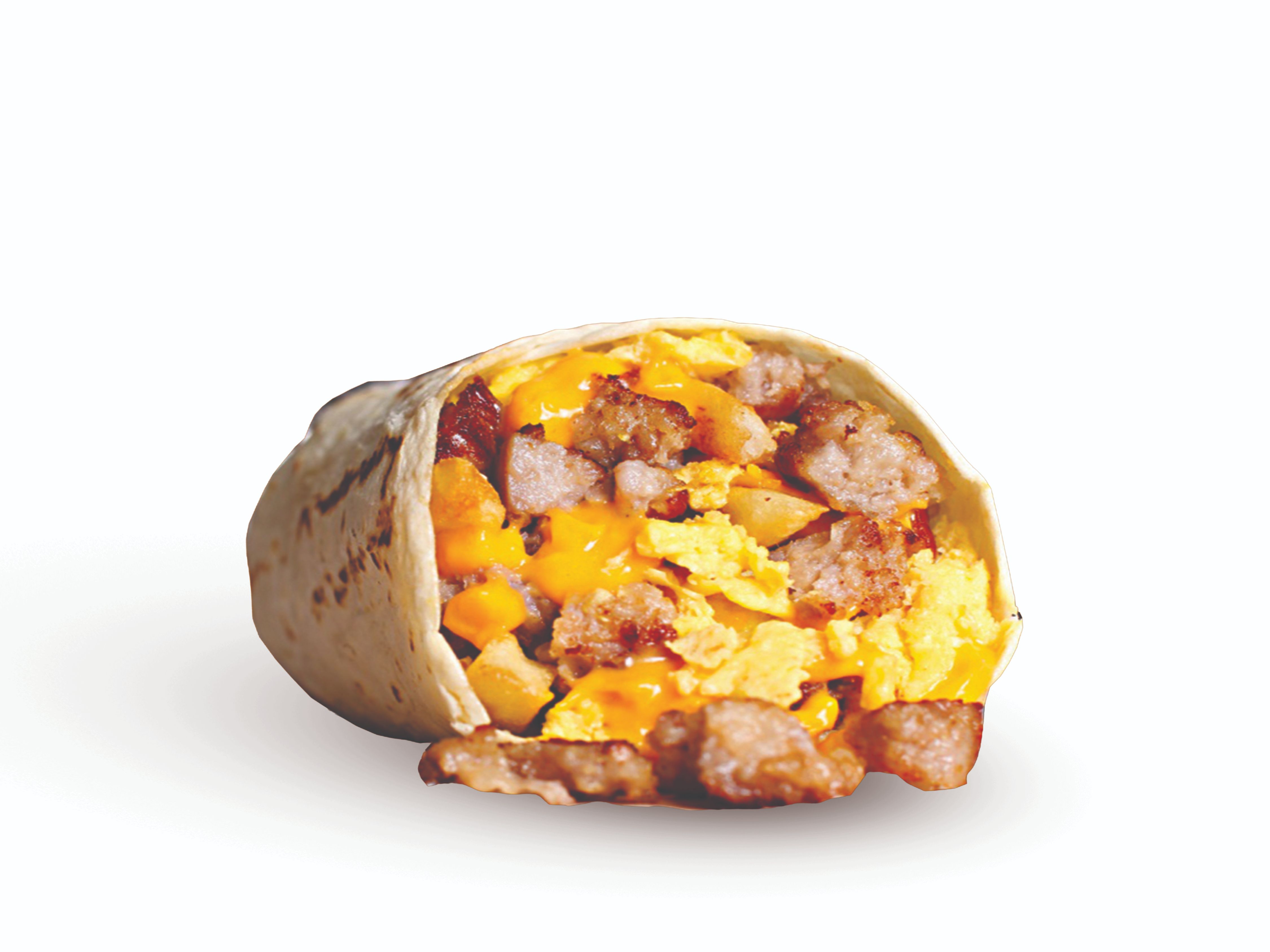 Sausage & Egg Burrito.