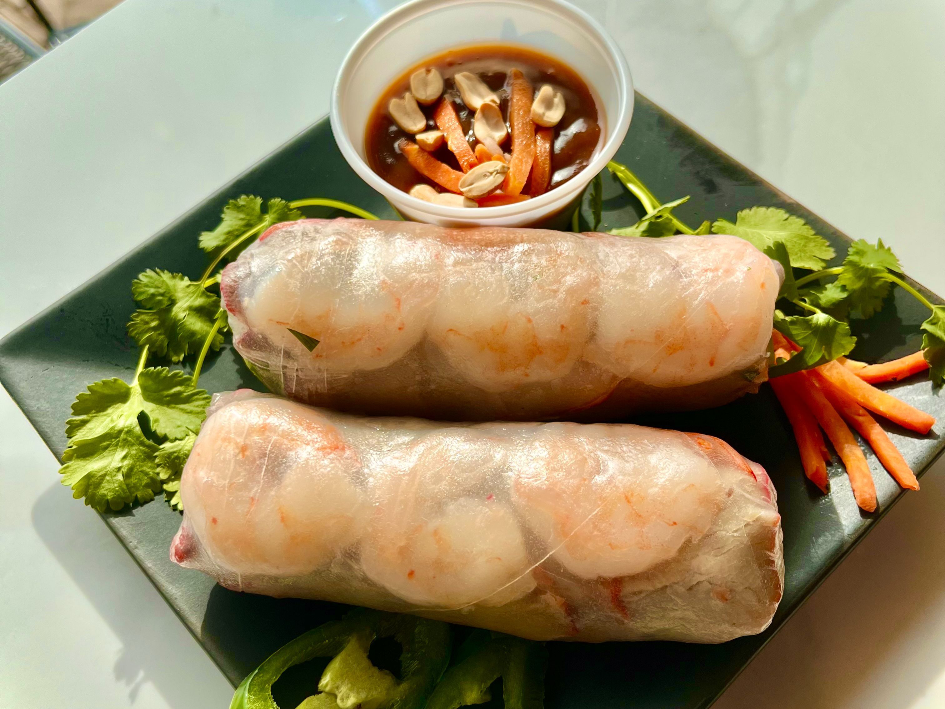 Summer Rolls: Shrimp & Pork BBQ (2Pcs) - Gỏi Cuốn Tôm Thịt